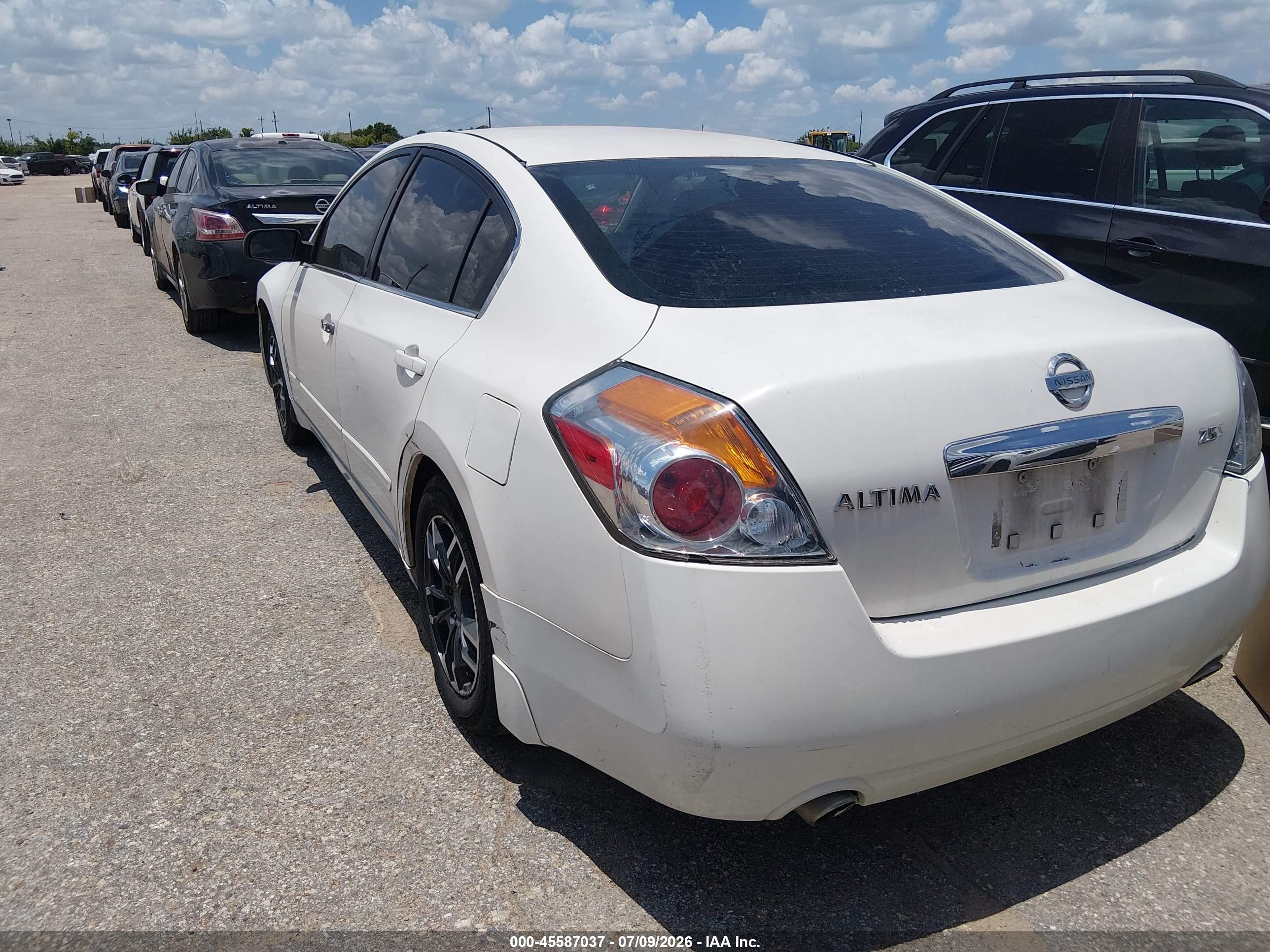 2010 Nissan Altima 2.5 S White vin: 1N4AL2AP1AN535674