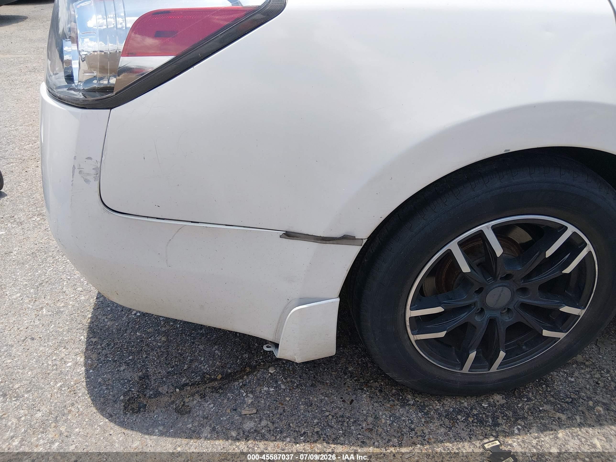 2010 Nissan Altima 2.5 S White vin: 1N4AL2AP1AN535674