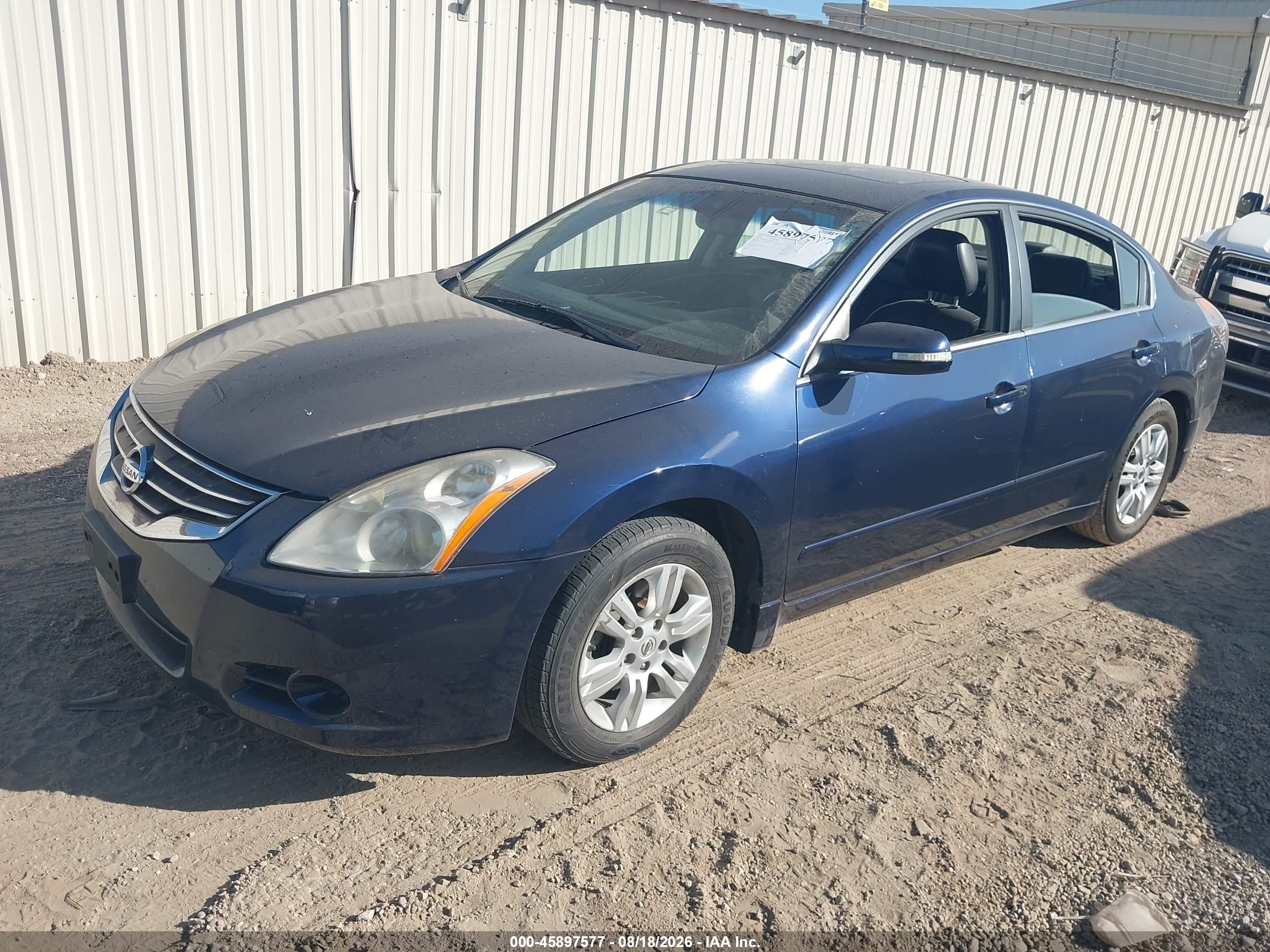 2010 Nissan Altima 2.5 S Blue vin: 1N4AL2AP1AN555410