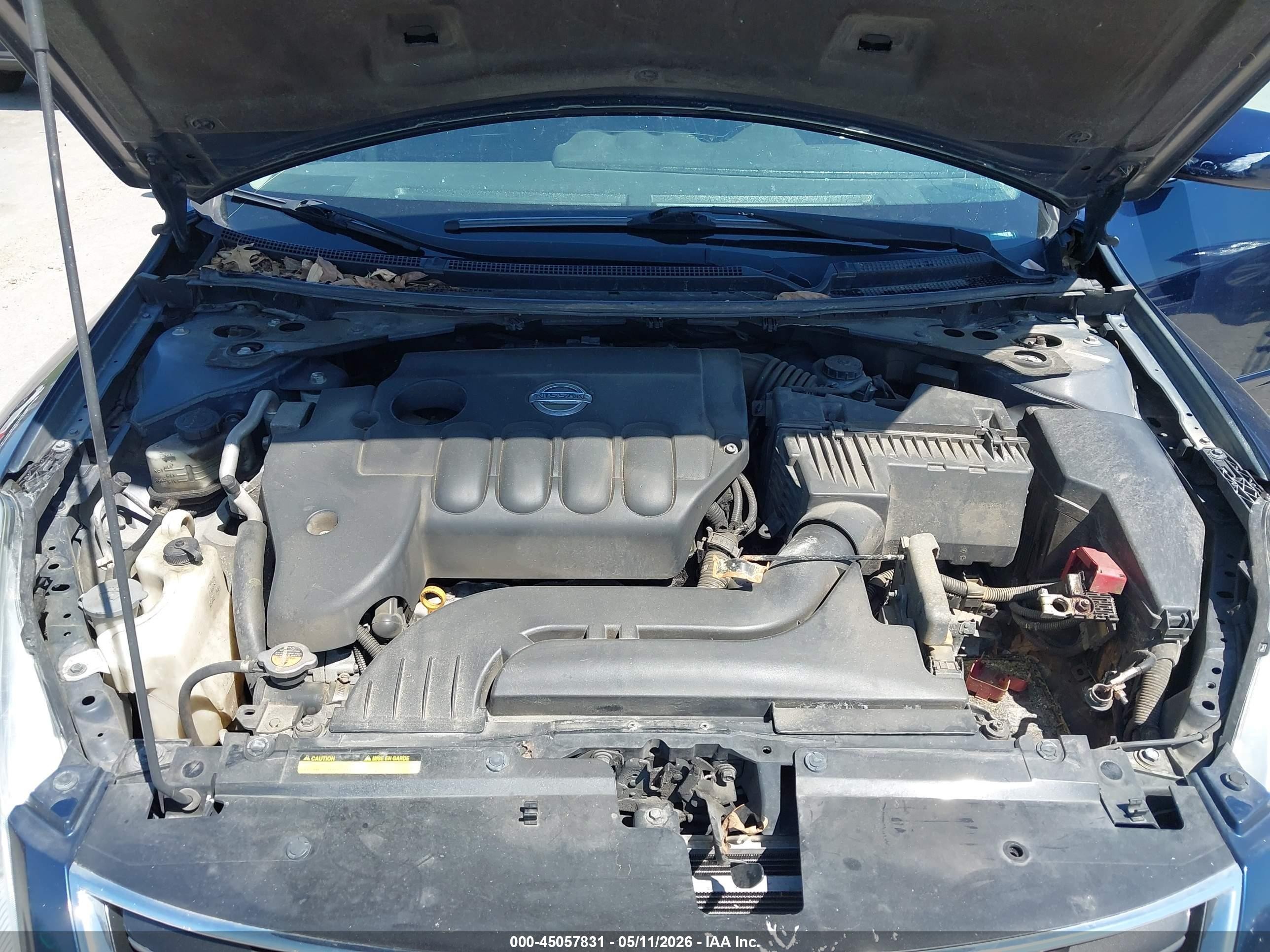 2010 Nissan Altima 2.5 S Blue vin: 1N4AL2AP1AN559621