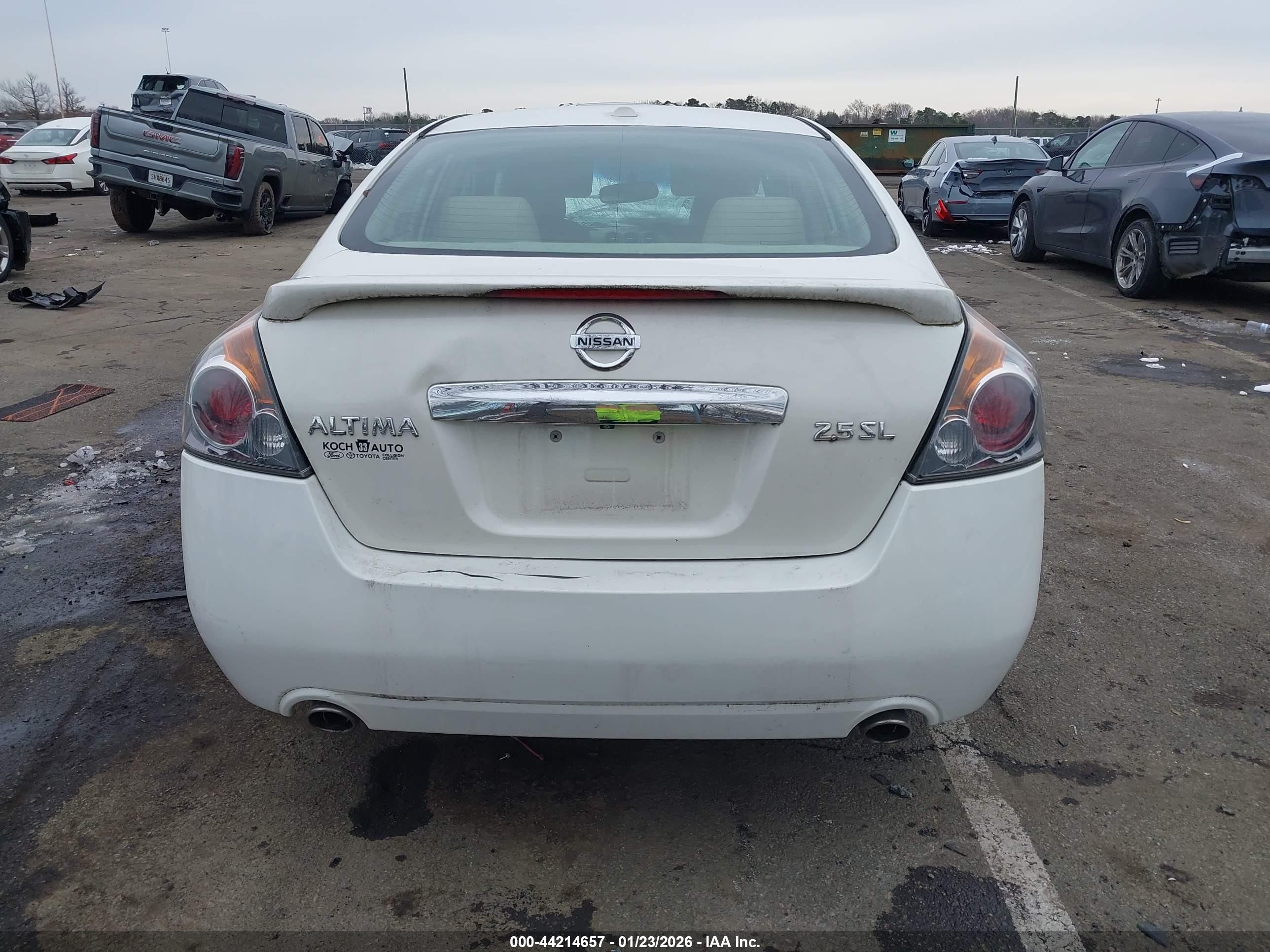2011 Nissan Altima 2.5 S White vin: 1N4AL2AP1BC110498