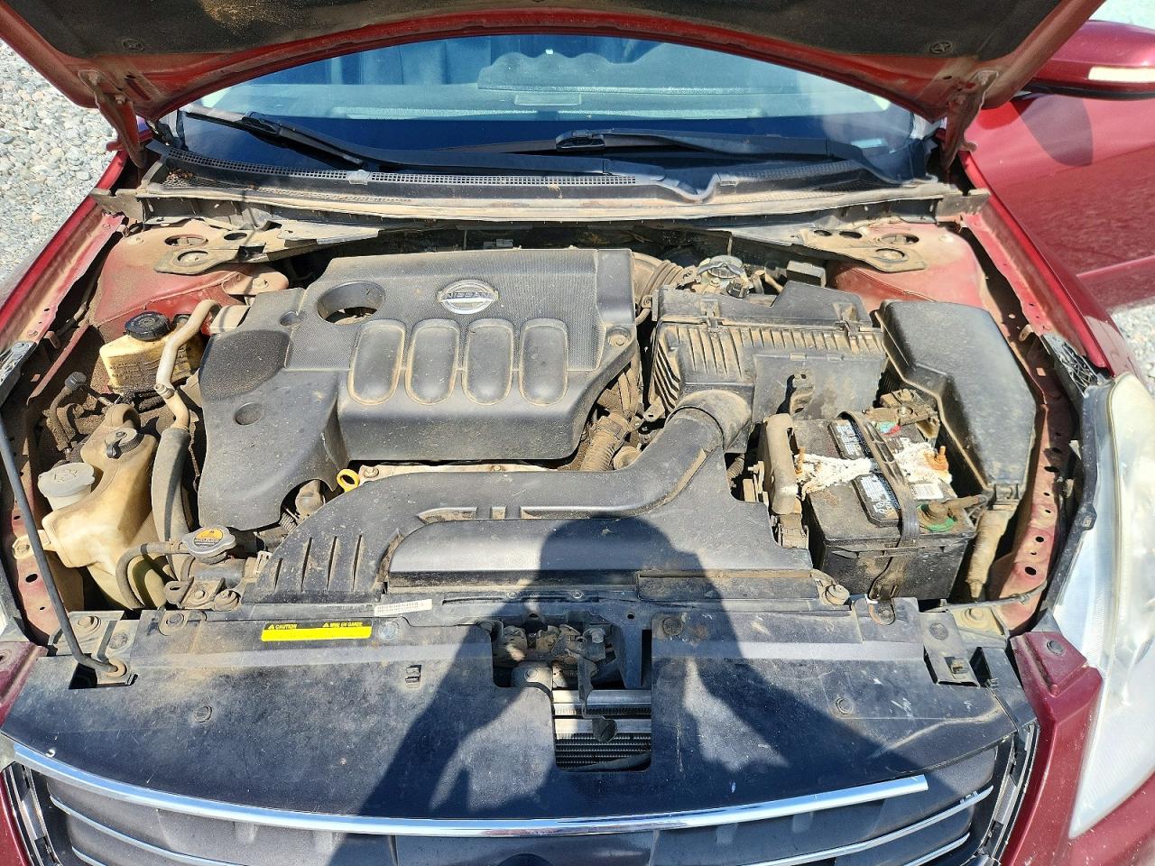2011 Nissan Altima Base/s Burgundy vin: 1N4AL2AP1BC115796