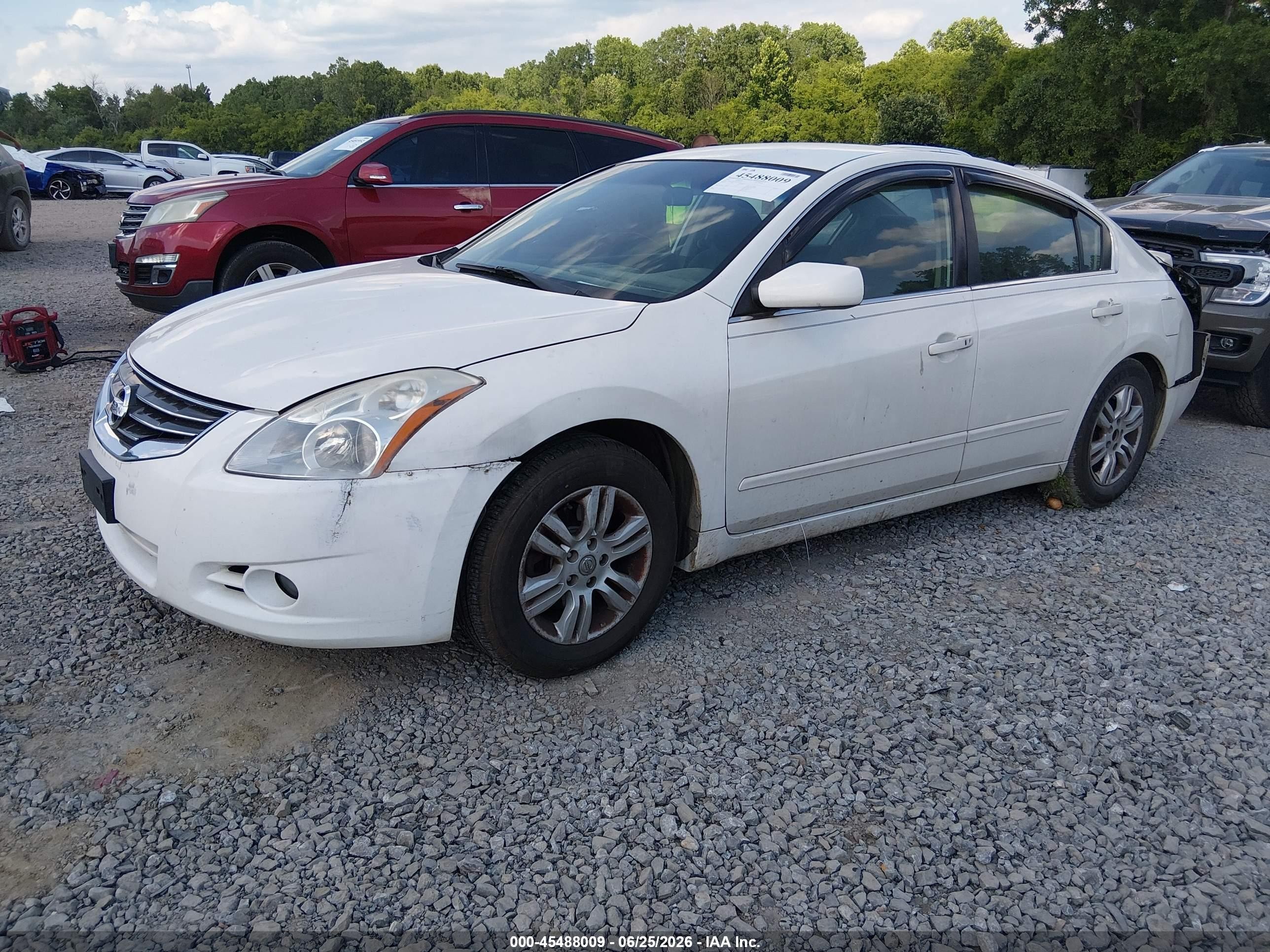 2011 Nissan Altima 2.5 S White vin: 1N4AL2AP1BN410224