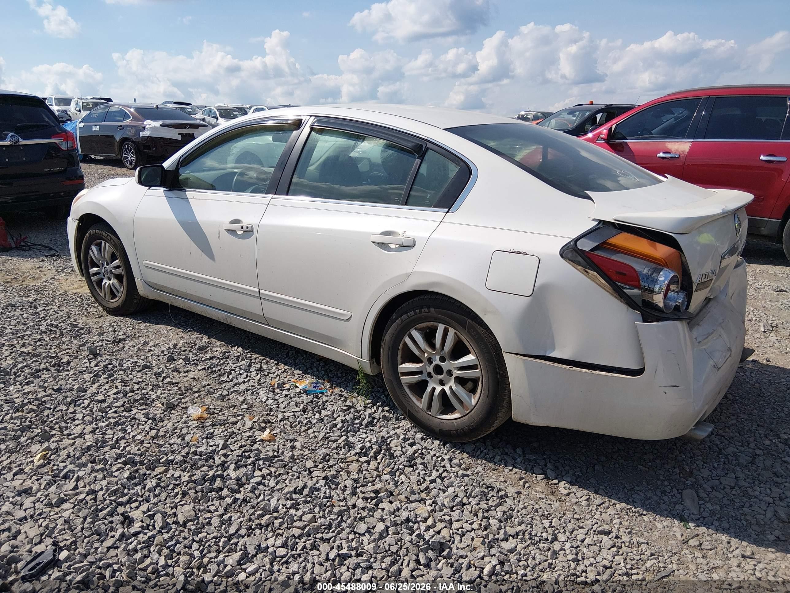 2011 Nissan Altima 2.5 S White vin: 1N4AL2AP1BN410224