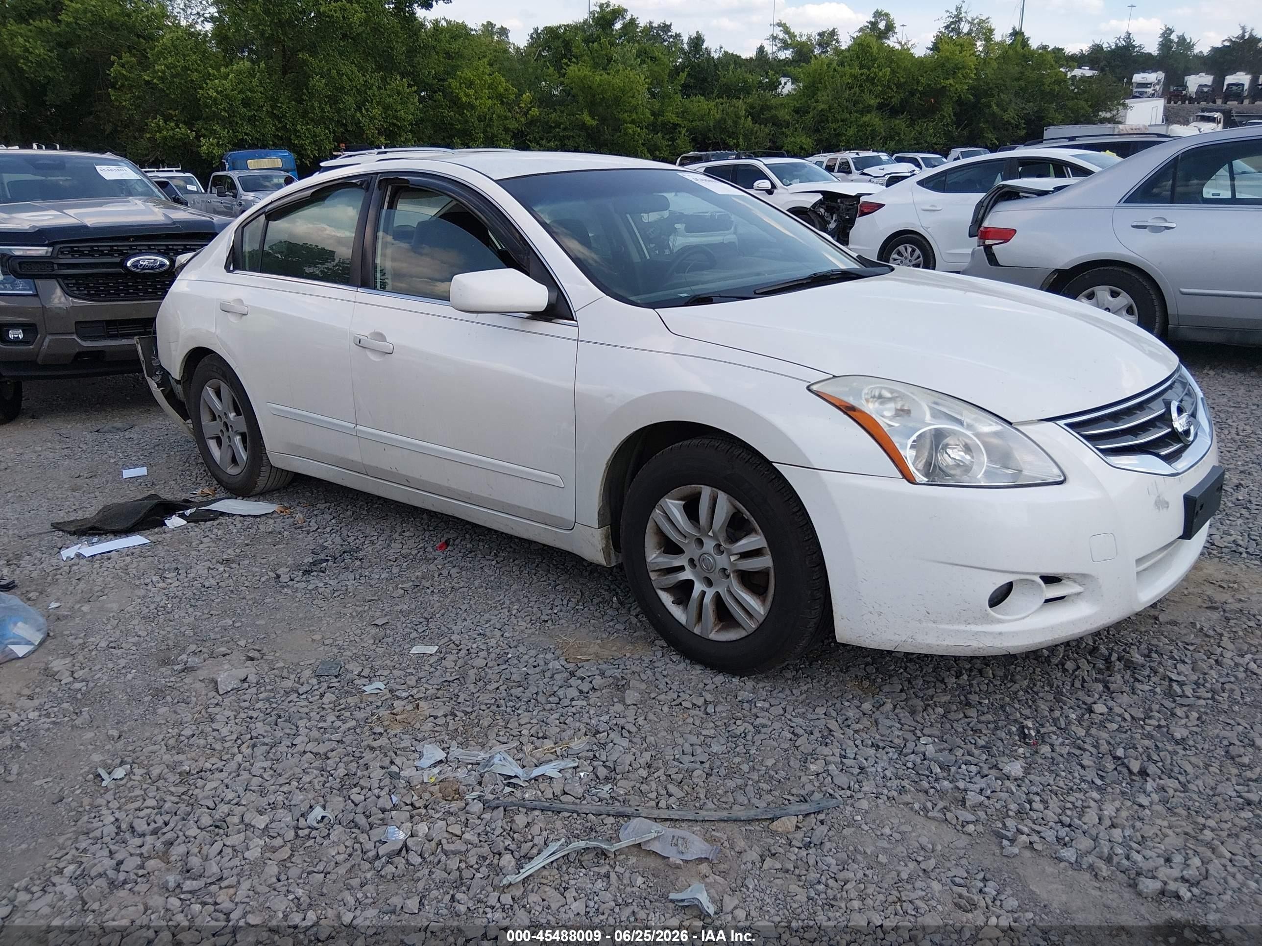 2011 Nissan Altima 2.5 S Белый vin: 1N4AL2AP1BN410224