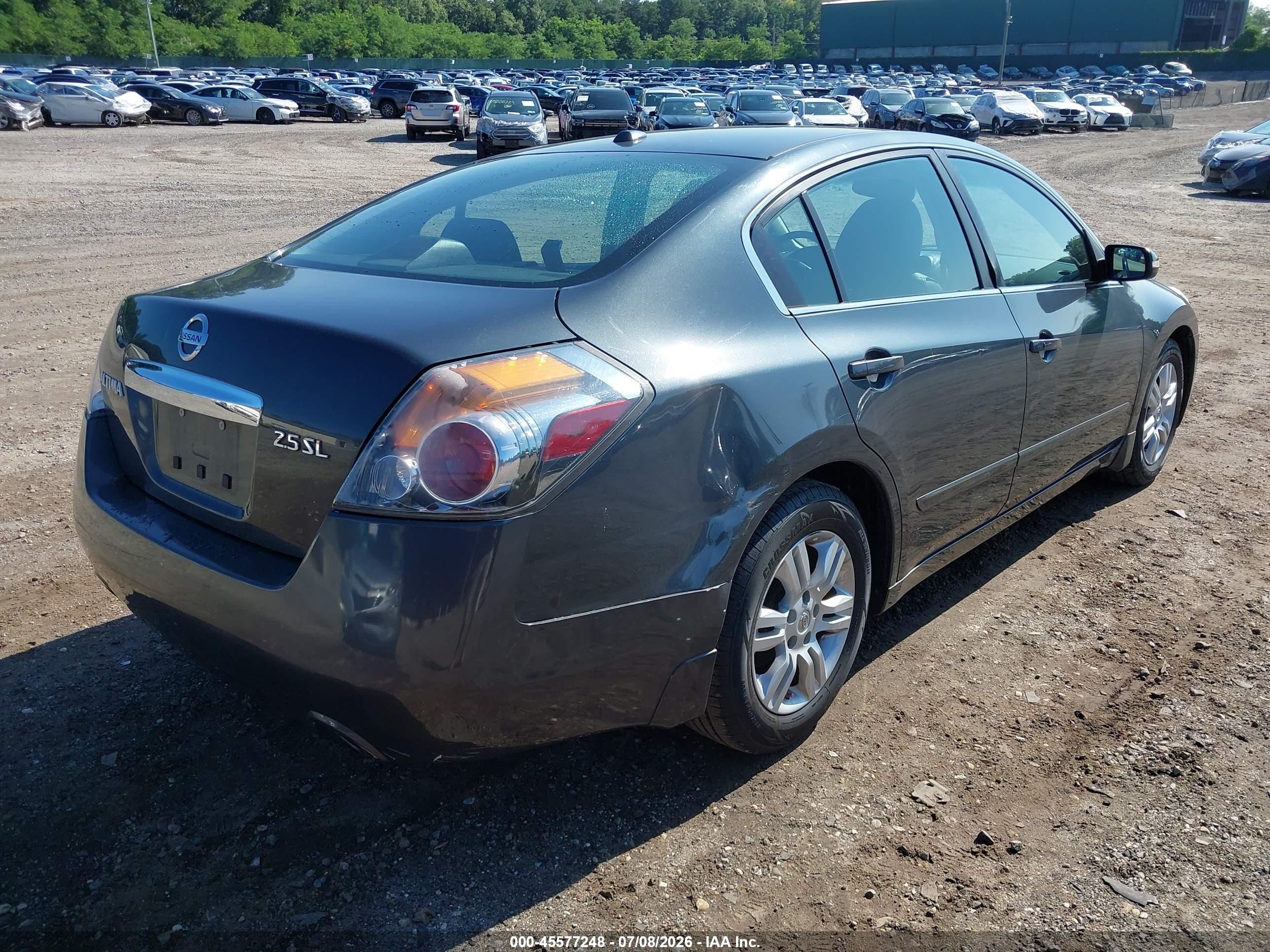 2011 Nissan Altima 2.5 S Серый vin: 1N4AL2AP1BN443207