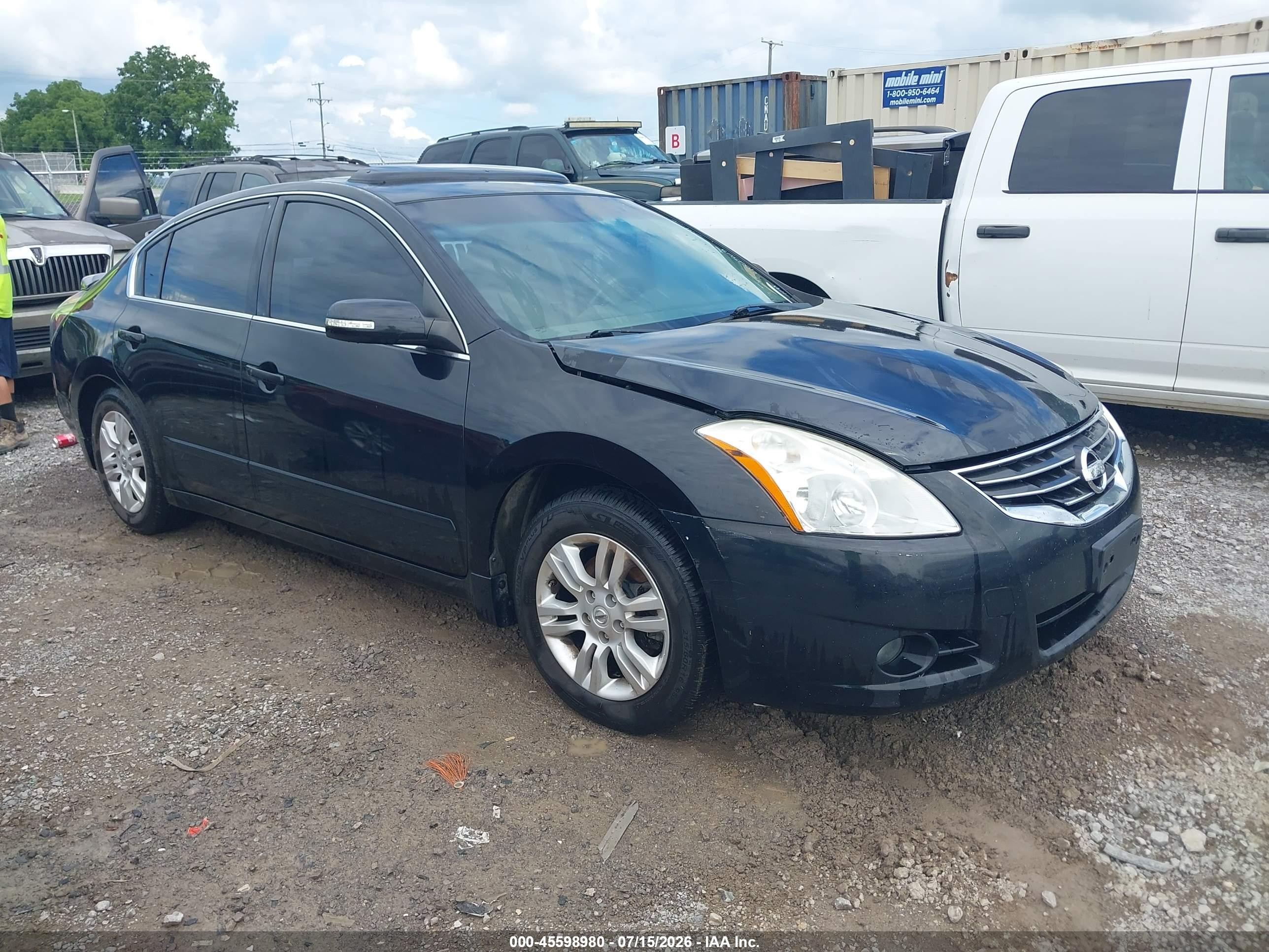 2011 Nissan Altima 2.5 S Black vin: 1N4AL2AP1BN452568