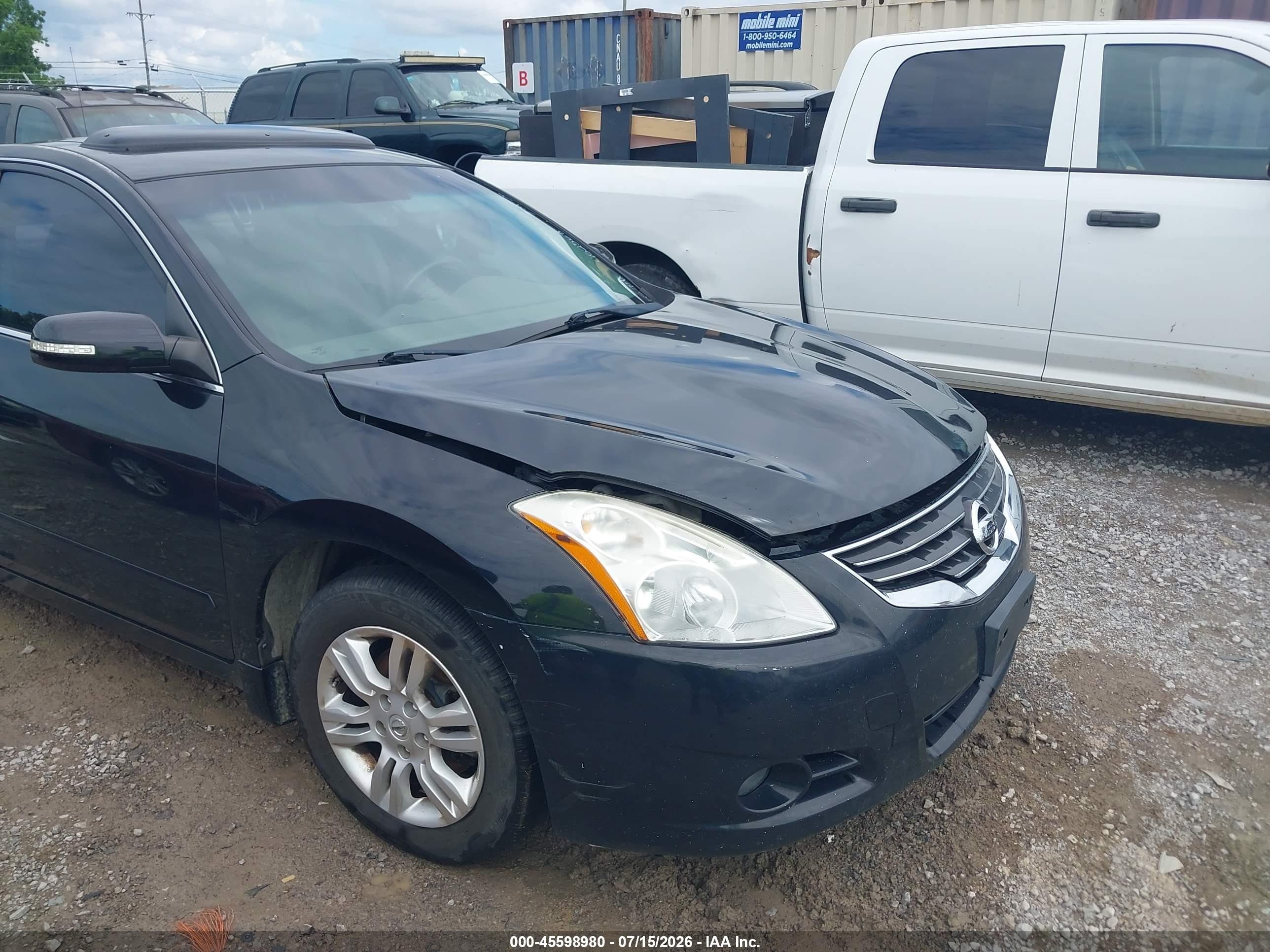 2011 Nissan Altima 2.5 S Black vin: 1N4AL2AP1BN452568