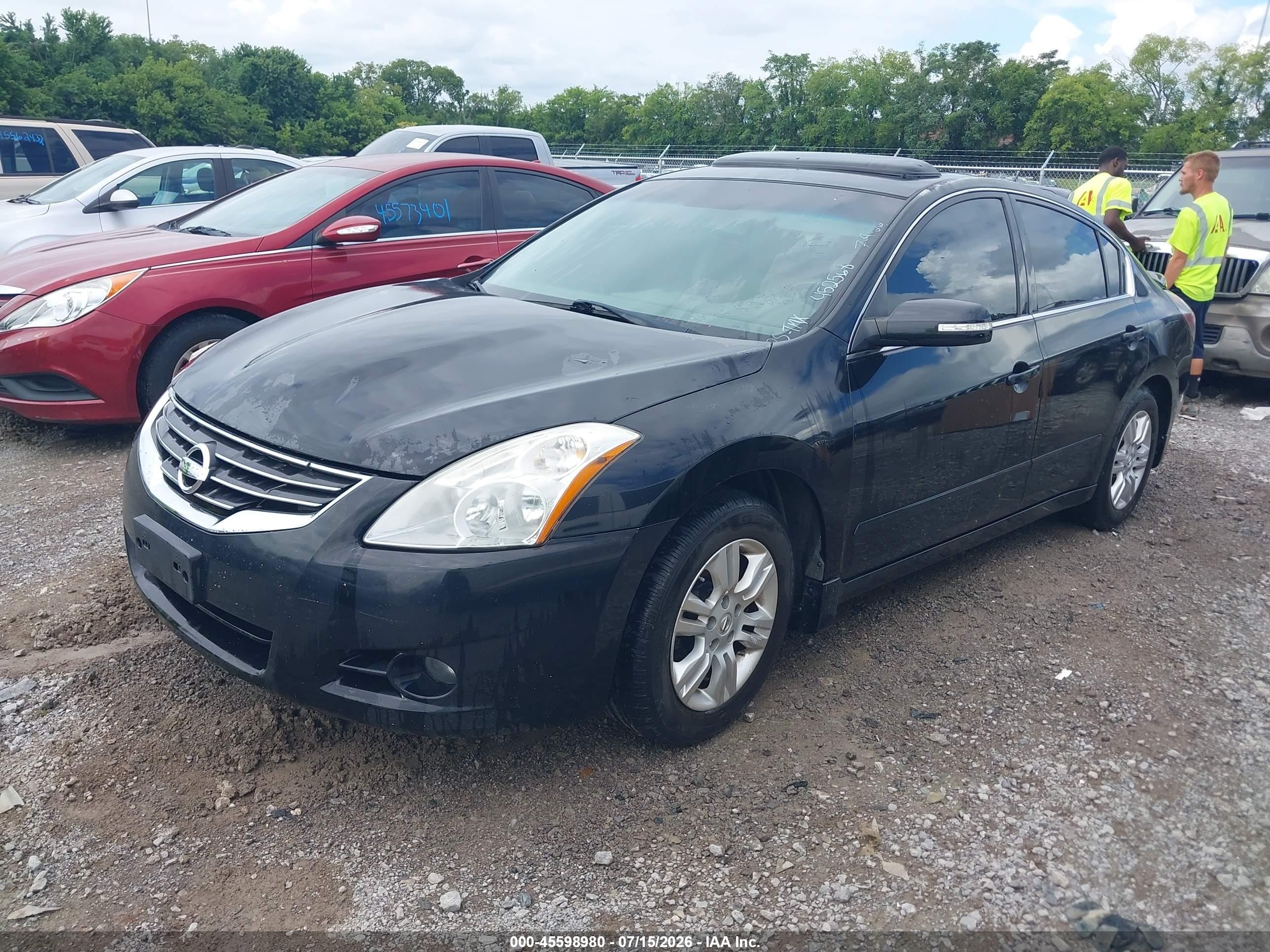 2011 Nissan Altima 2.5 S Black vin: 1N4AL2AP1BN452568