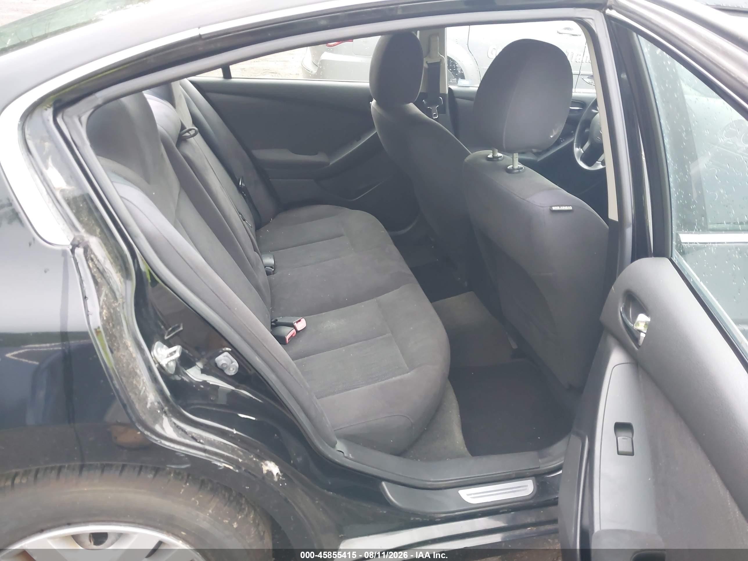 2011 Nissan Altima 2.5 S Black vin: 1N4AL2AP1BN489121
