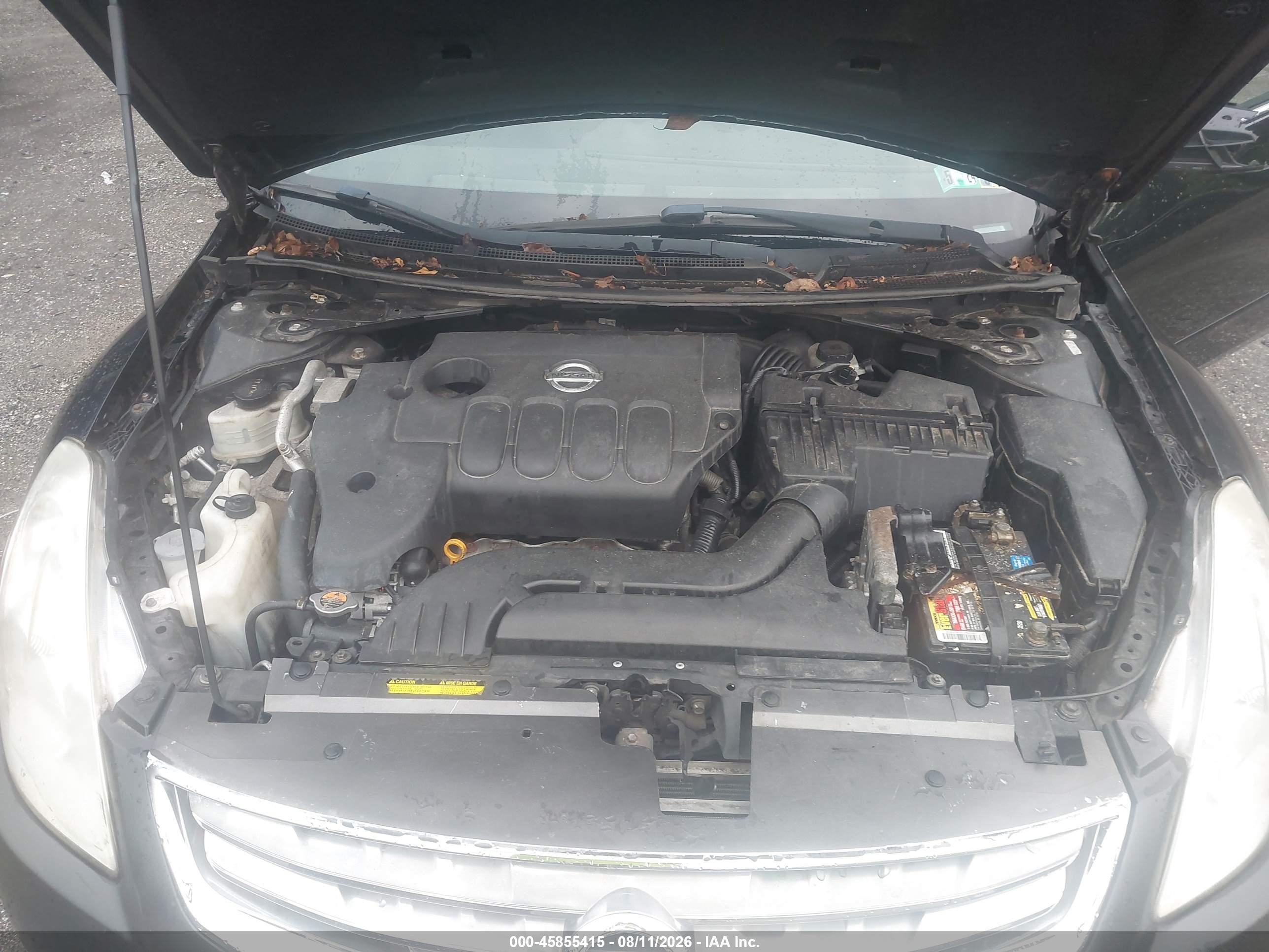 2011 Nissan Altima 2.5 S Black vin: 1N4AL2AP1BN489121