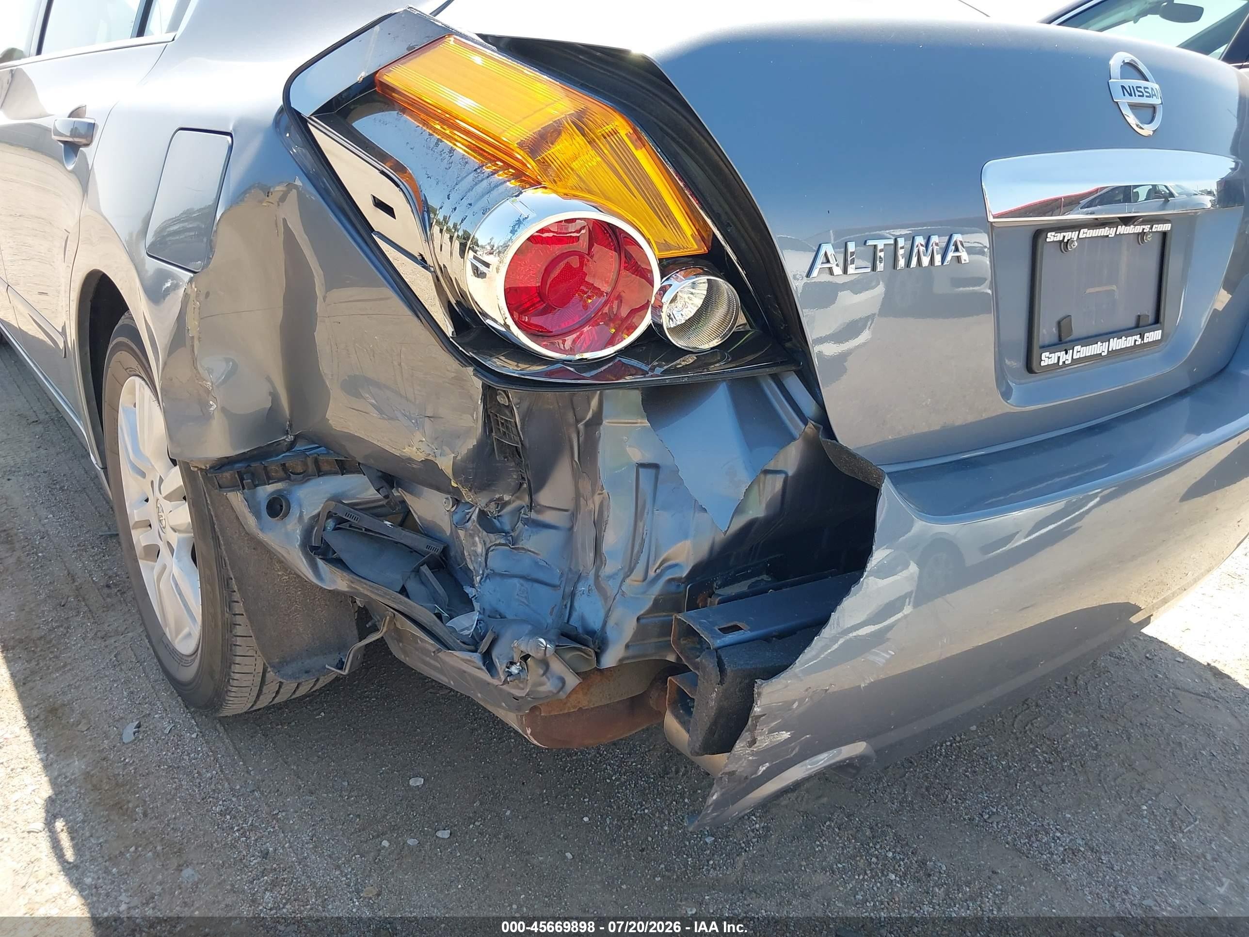 2011 Nissan Altima 2.5 S Серый vin: 1N4AL2AP1BN507262
