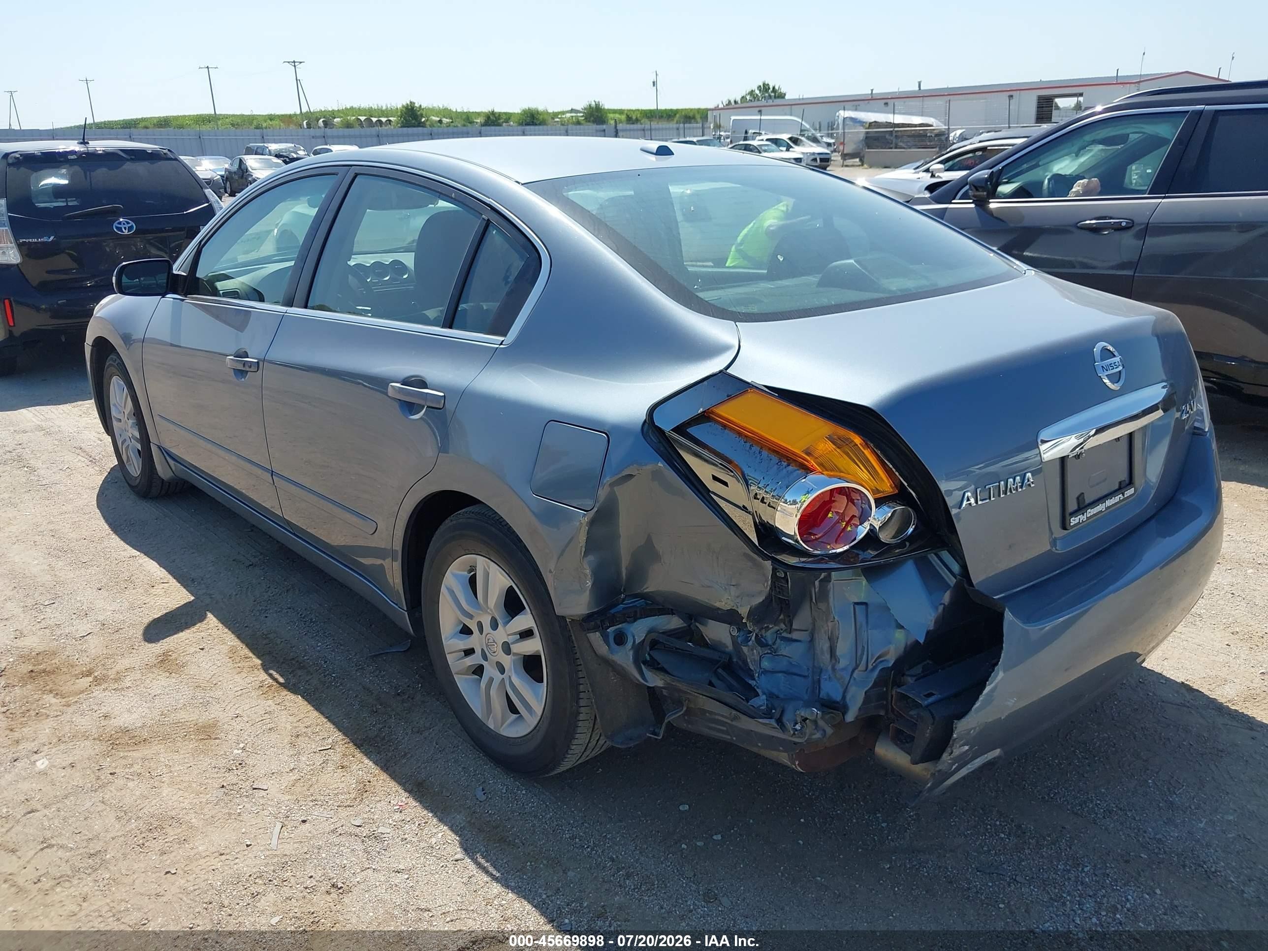 2011 Nissan Altima 2.5 S Серый vin: 1N4AL2AP1BN507262