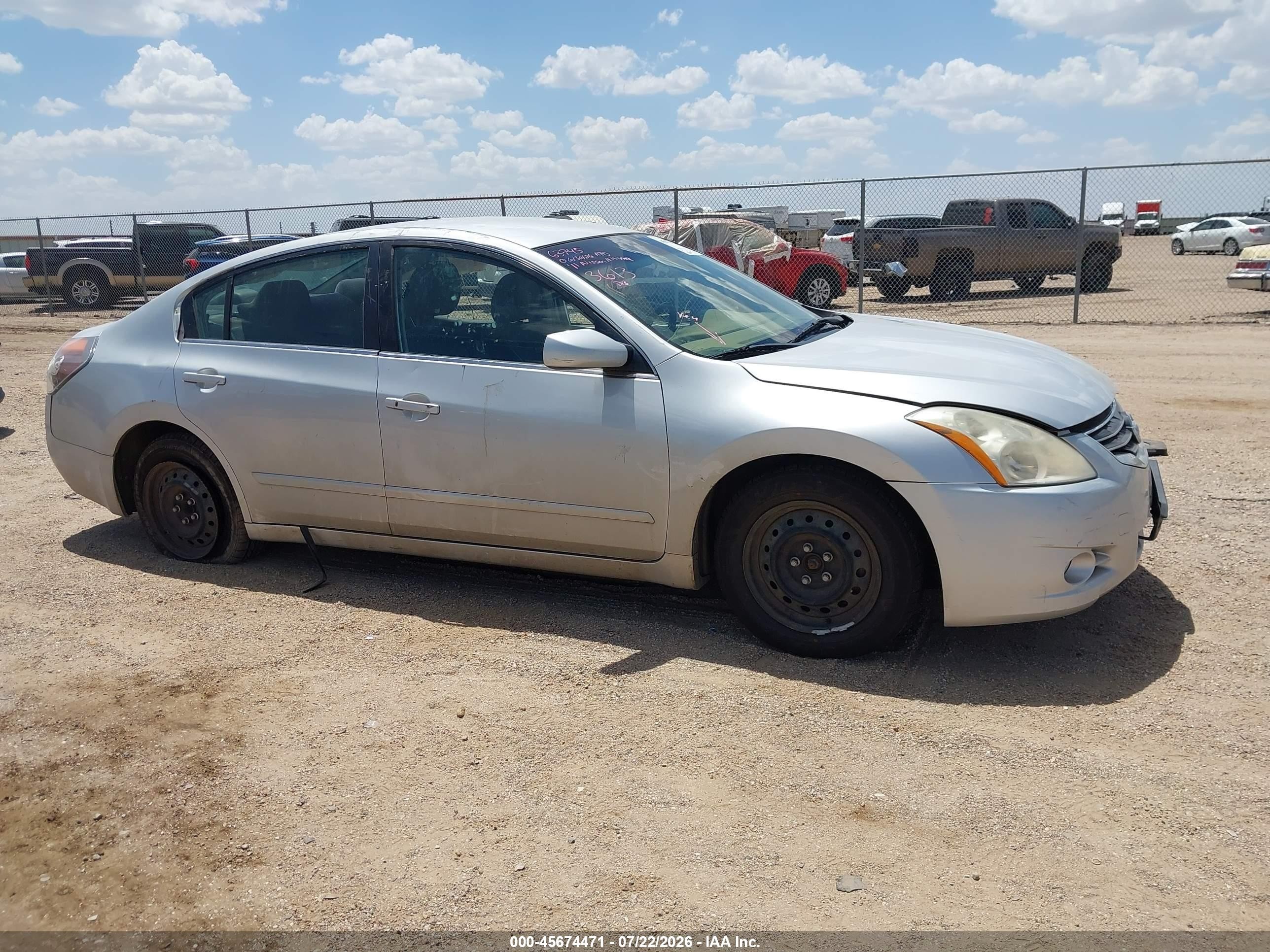2011 Nissan Altima 2.5 S Silver vin: 1N4AL2AP1BN513613