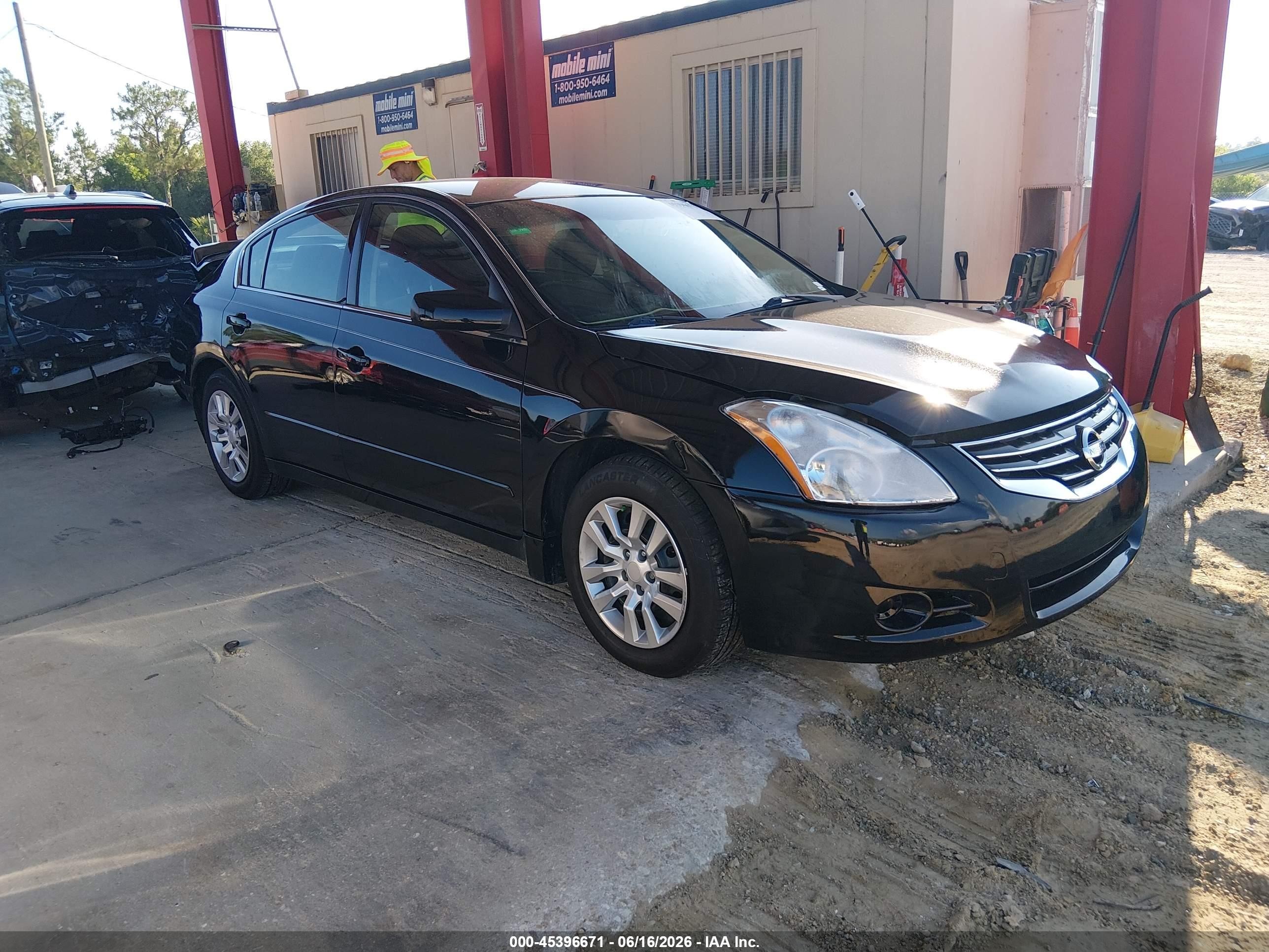 2012 Nissan Altima 2.5 S Черный vin: 1N4AL2AP1CC110955