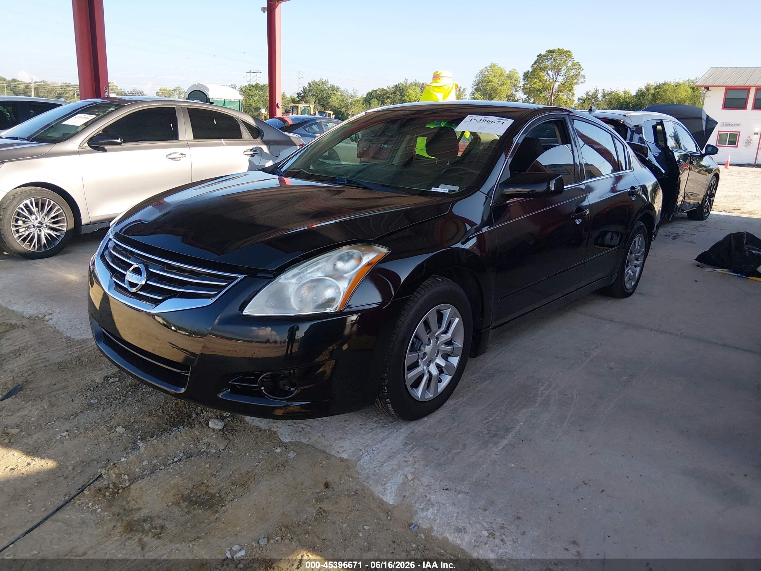 2012 Nissan Altima 2.5 S Черный vin: 1N4AL2AP1CC110955