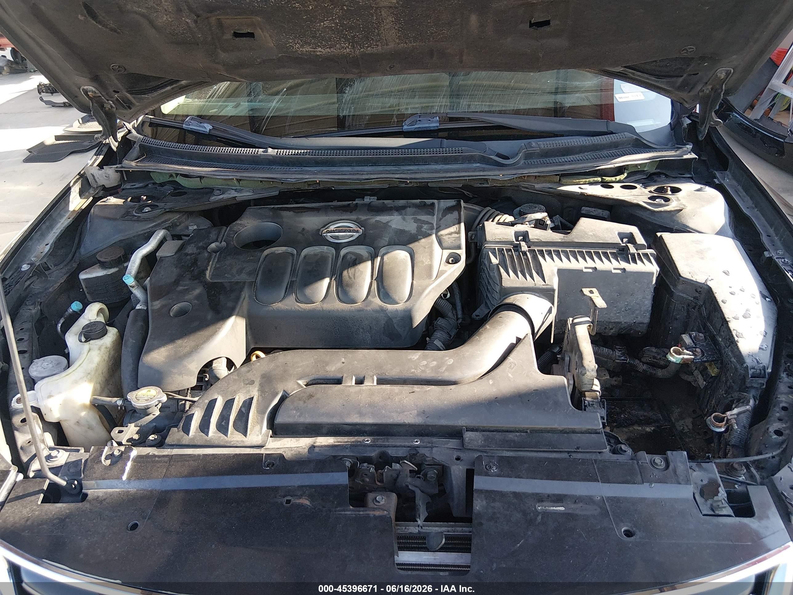2012 Nissan Altima 2.5 S Черный vin: 1N4AL2AP1CC110955