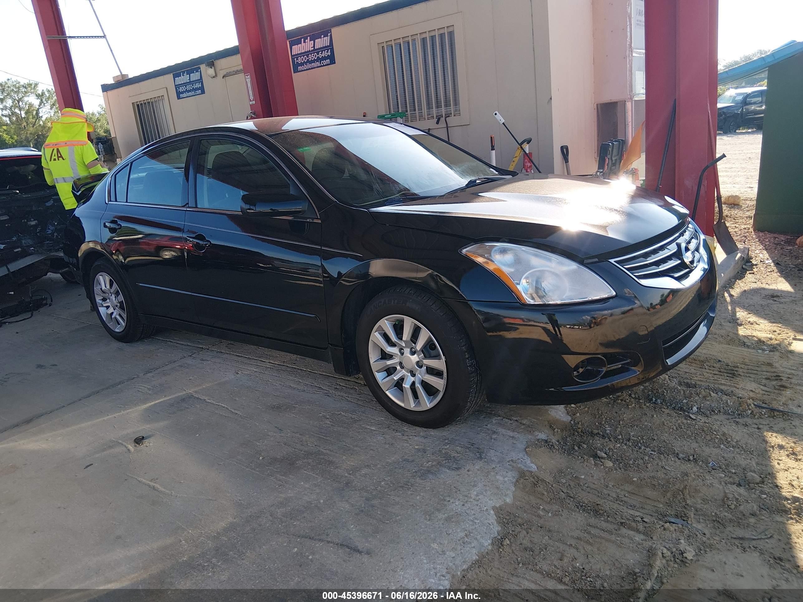 2012 Nissan Altima 2.5 S Черный vin: 1N4AL2AP1CC110955