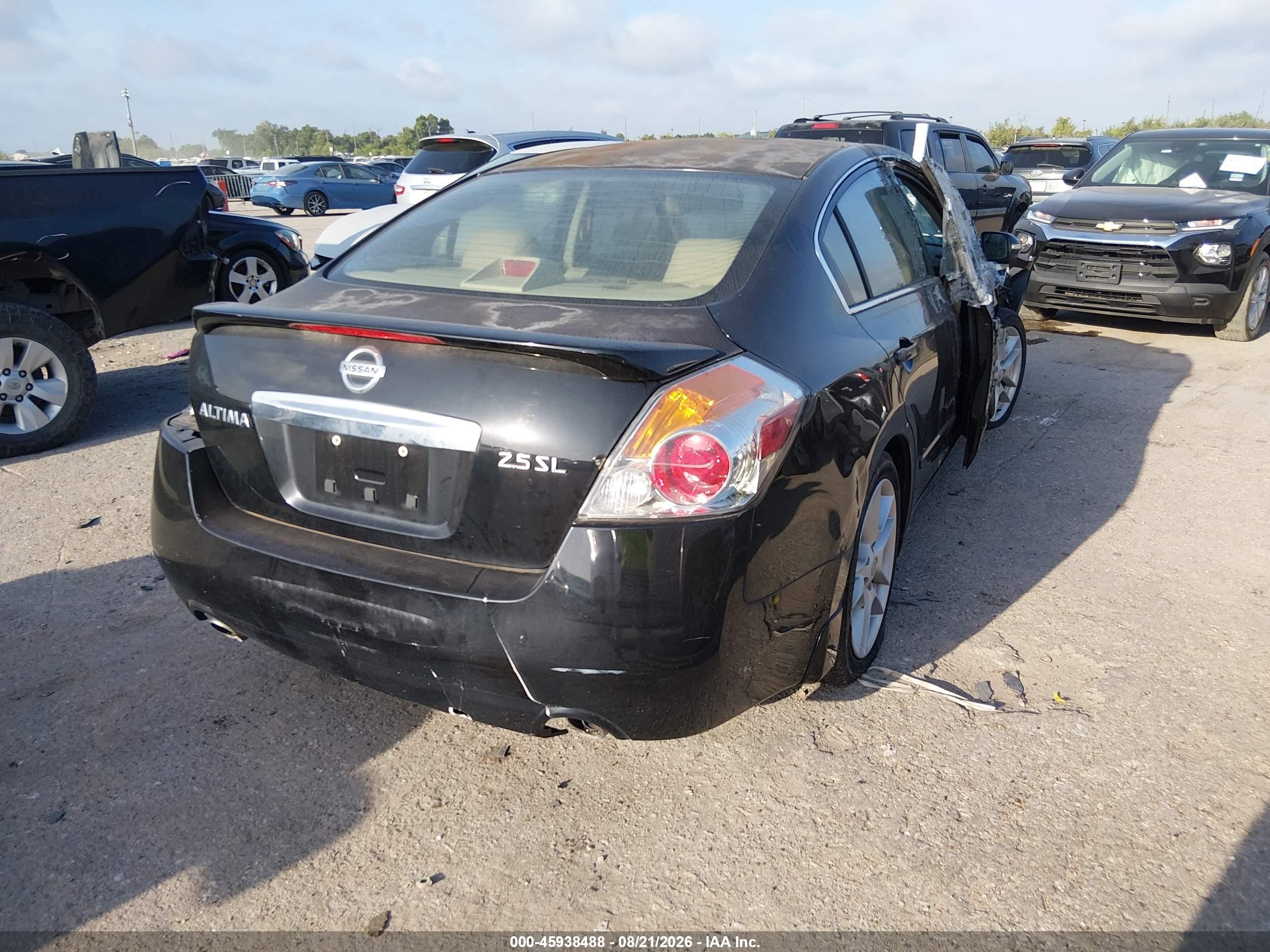2012 Nissan Altima 2.5 S Black vin: 1N4AL2AP1CC121342