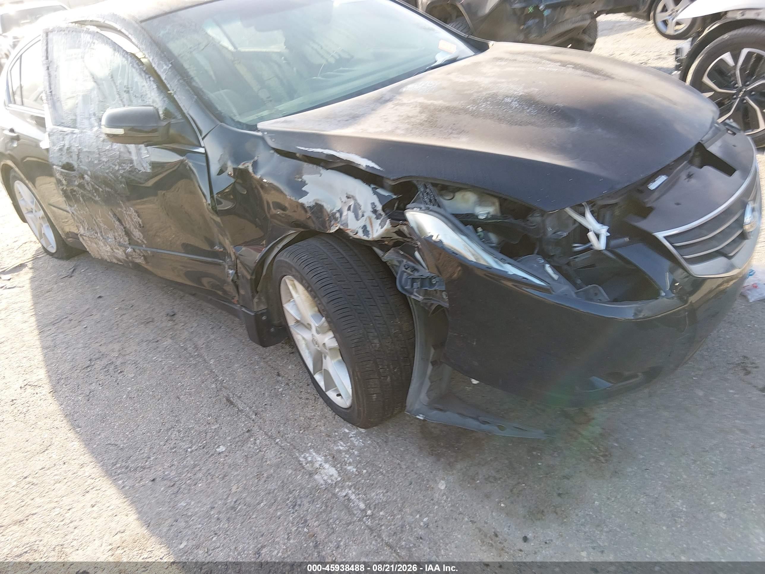 2012 Nissan Altima 2.5 S Black vin: 1N4AL2AP1CC121342