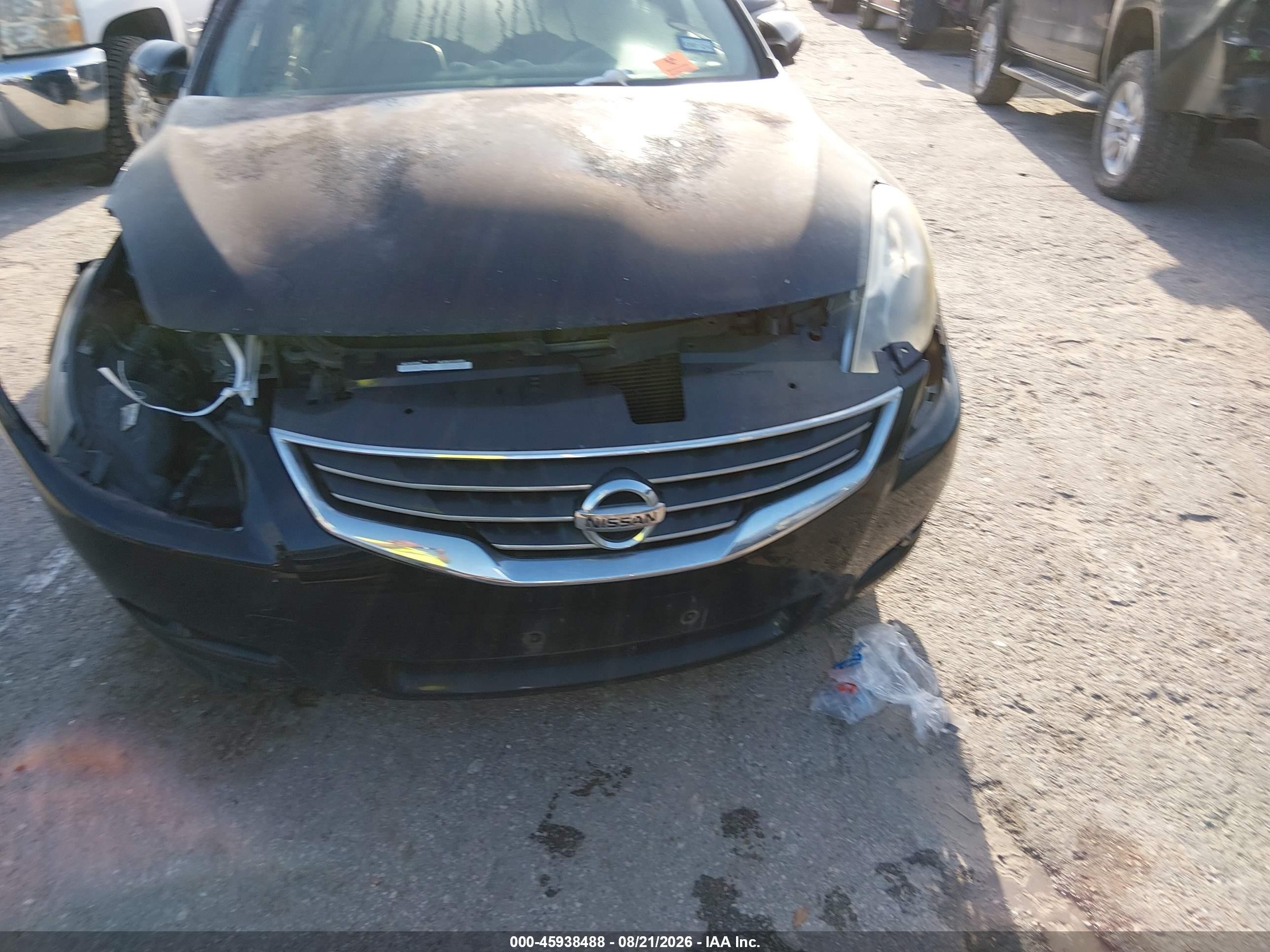 2012 Nissan Altima 2.5 S Black vin: 1N4AL2AP1CC121342