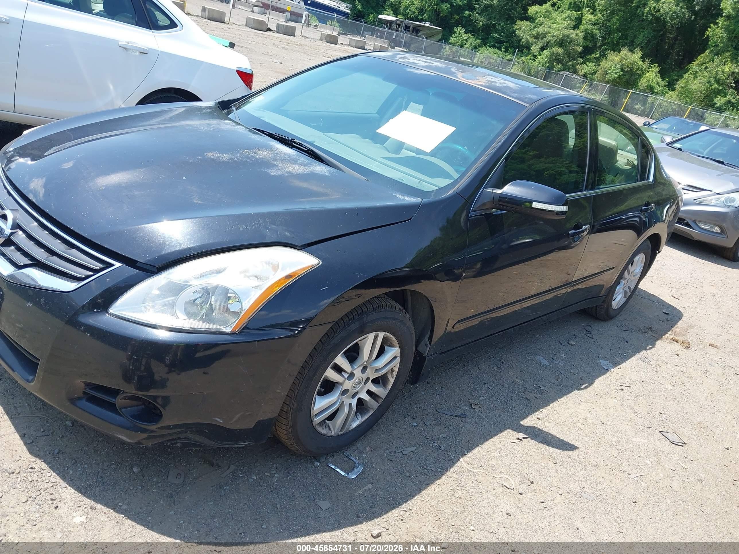 2012 Nissan Altima 2.5 S Black vin: 1N4AL2AP1CC123804