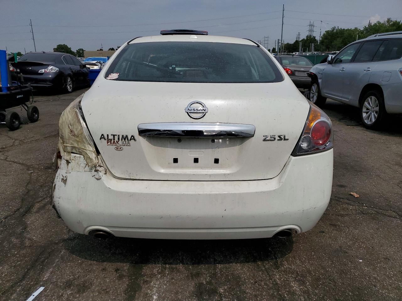2012 Nissan Altima 2.5 White vin: 1N4AL2AP1CC129392