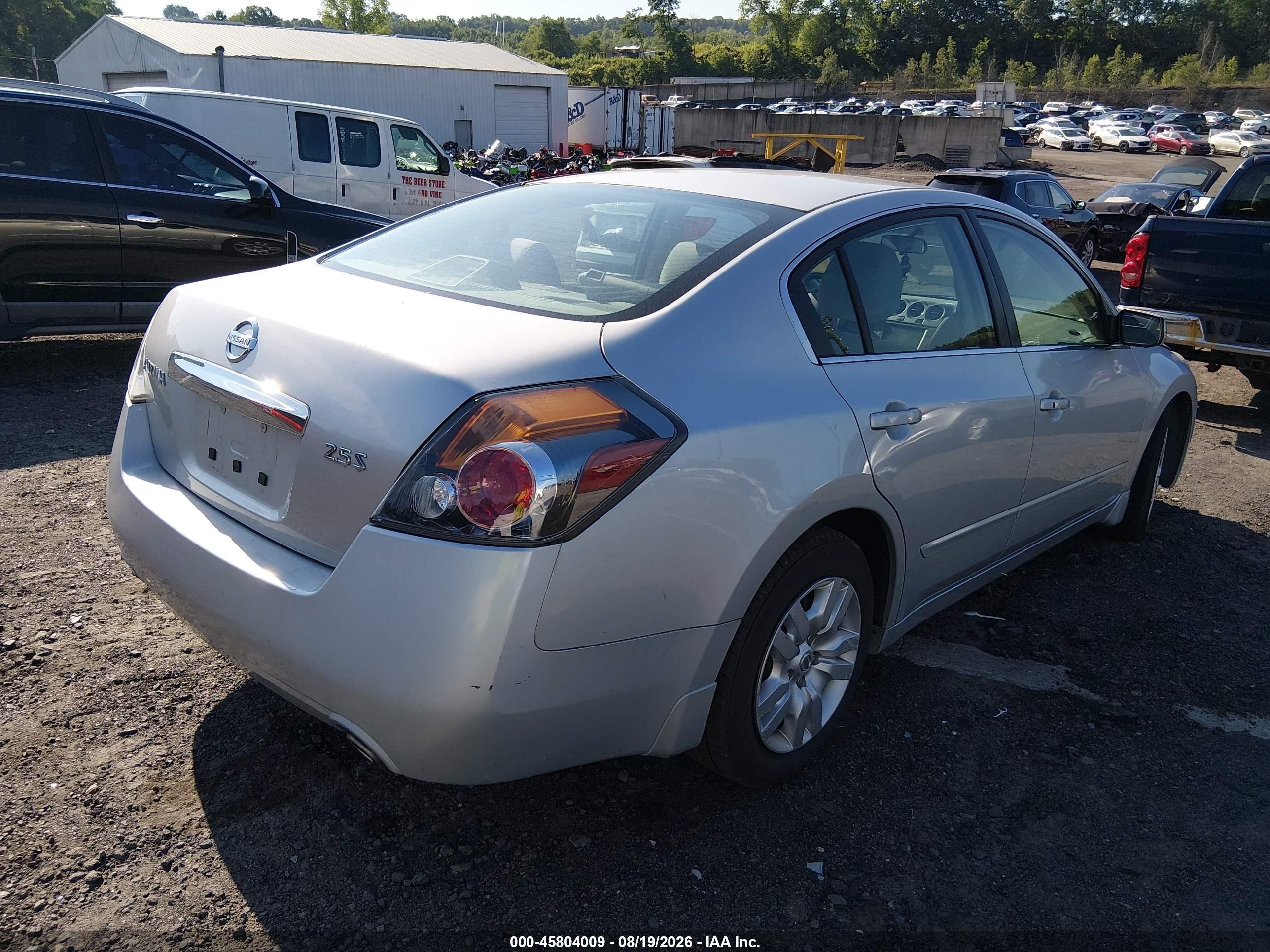 2012 Nissan Altima 2.5 S Silver vin: 1N4AL2AP1CC129781