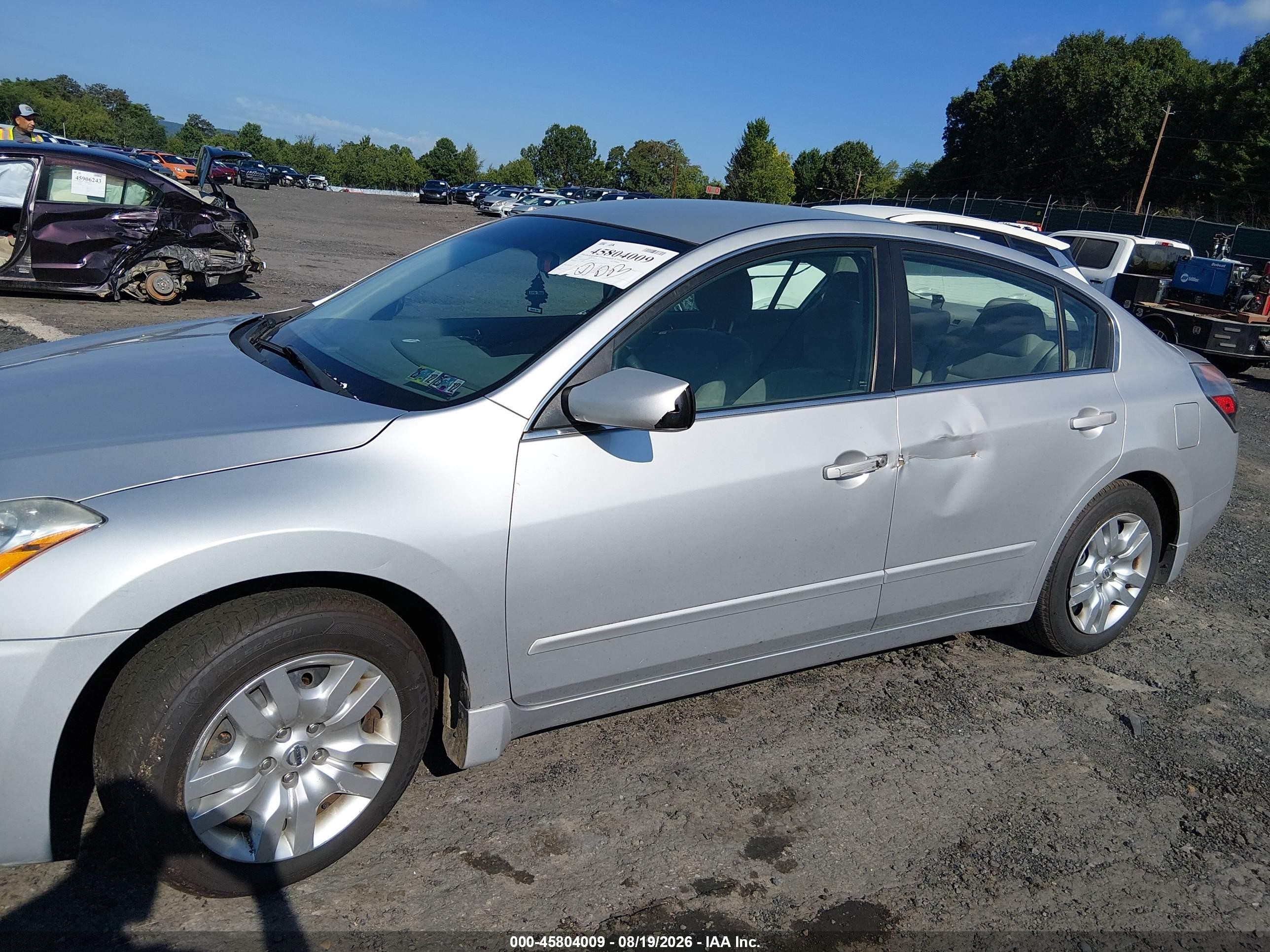 2012 Nissan Altima 2.5 S Silver vin: 1N4AL2AP1CC129781