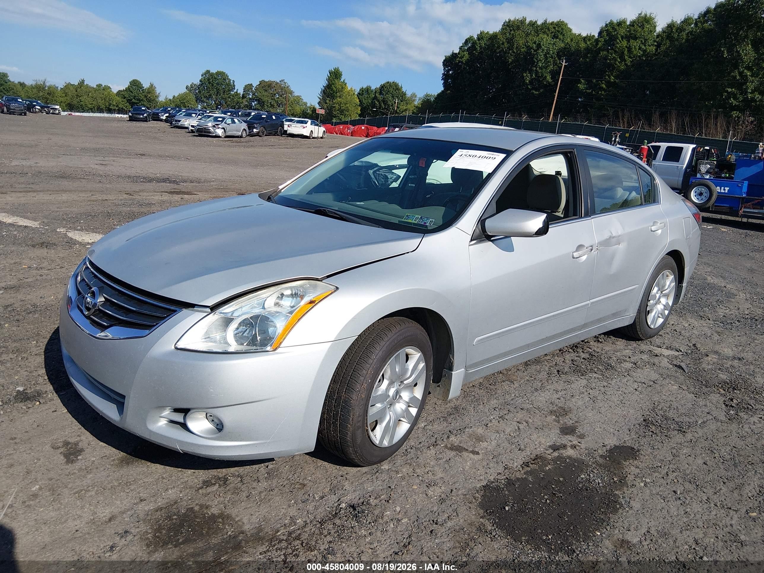2012 Nissan Altima 2.5 S Silver vin: 1N4AL2AP1CC129781