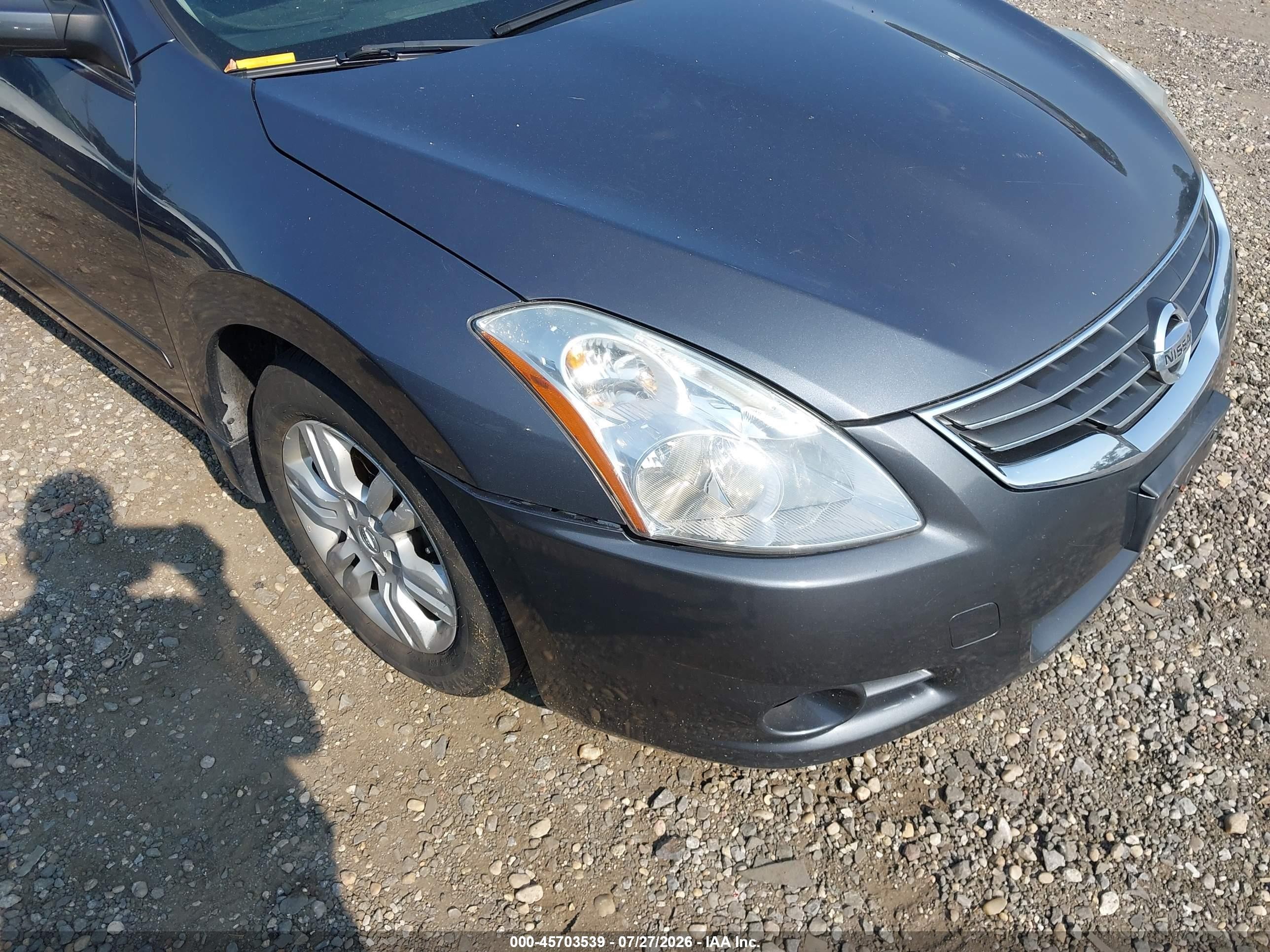 2012 Nissan Altima 2.5 S Gray vin: 1N4AL2AP1CC129862