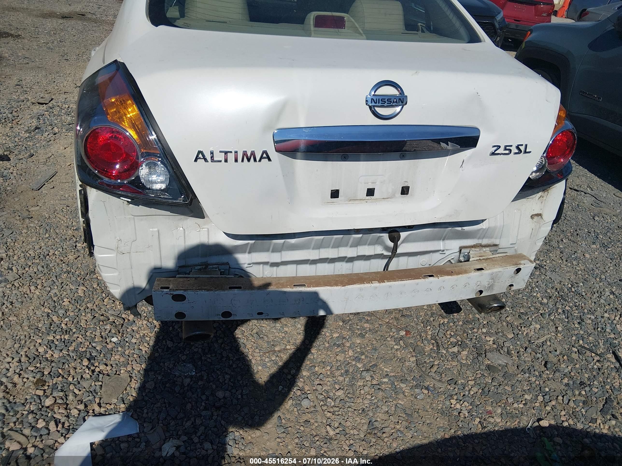 2012 Nissan Altima 2.5 S White vin: 1N4AL2AP1CC145222
