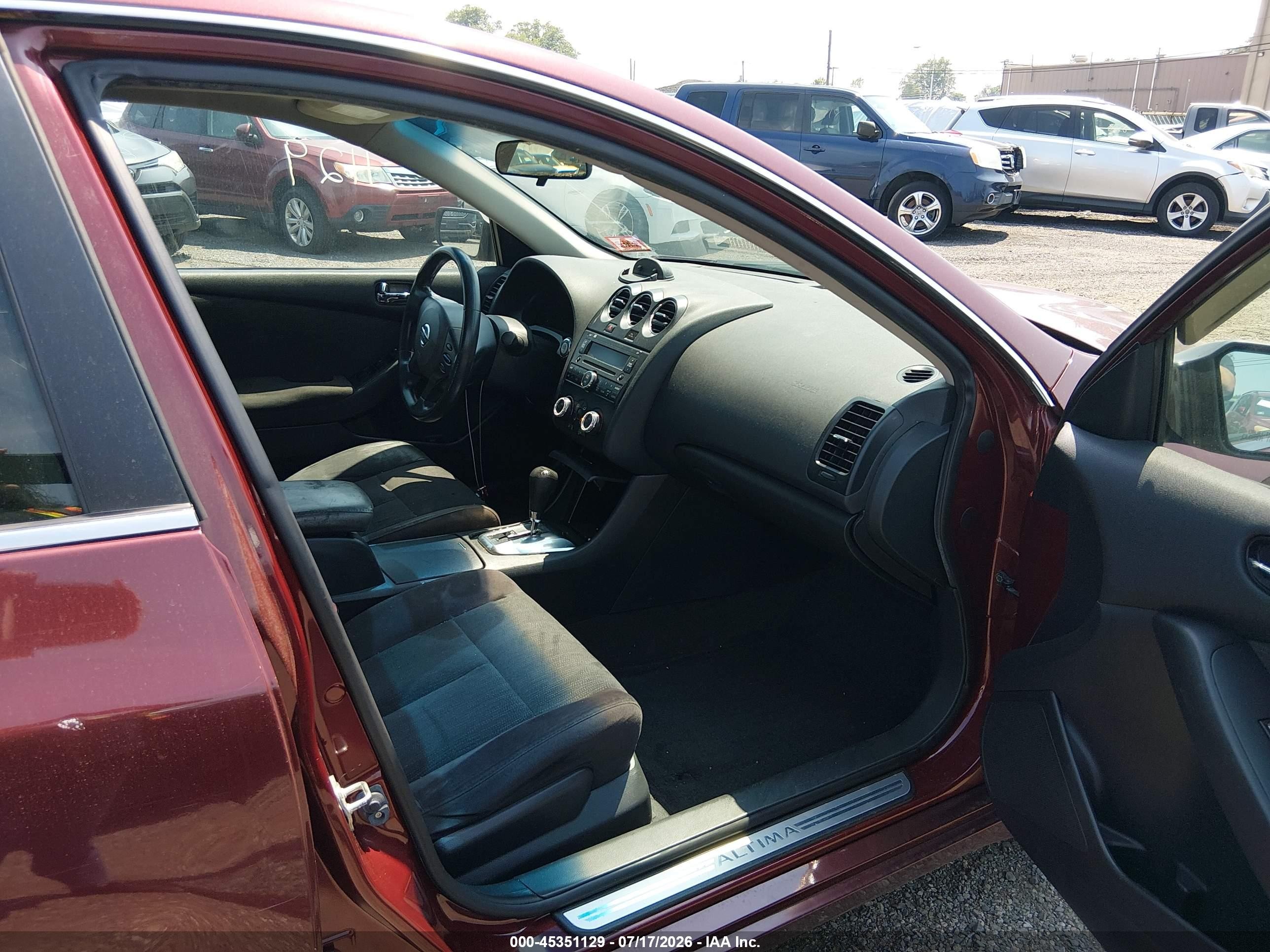 2012 Nissan Altima 2.5 S Red vin: 1N4AL2AP1CC157161