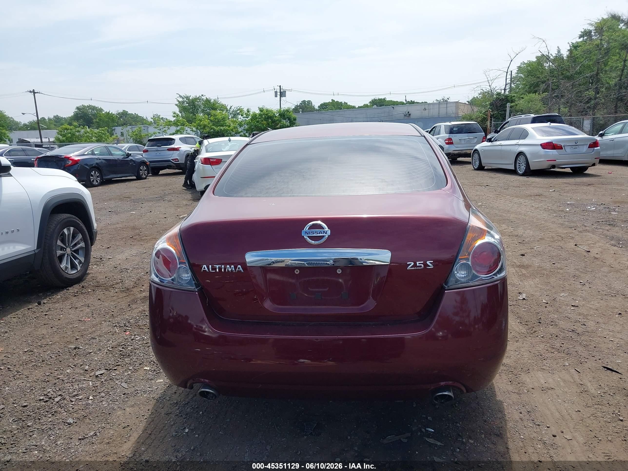 2012 Nissan Altima 2.5 S Red vin: 1N4AL2AP1CC157161