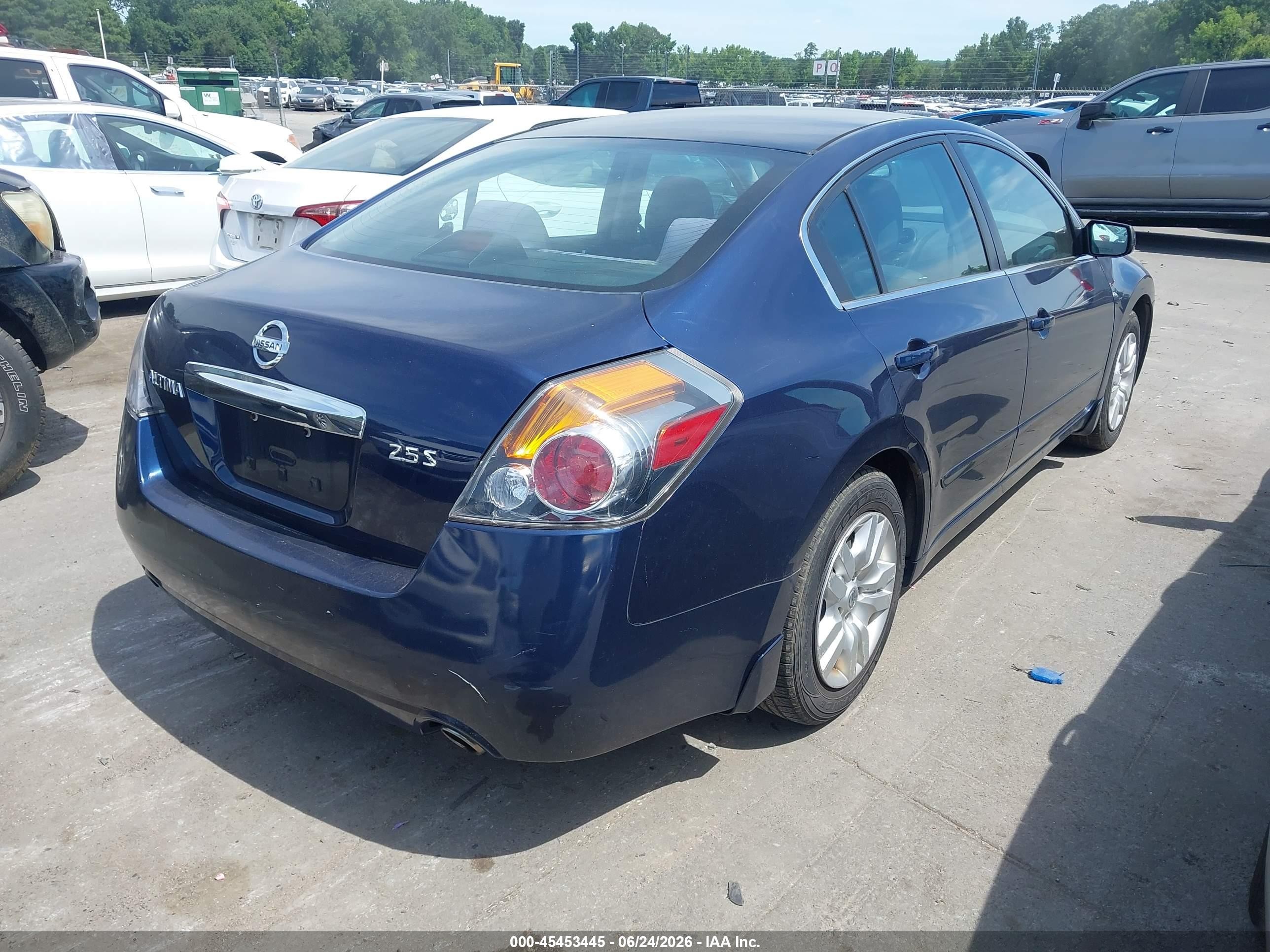 2012 Nissan Altima 2.5 S Blue vin: 1N4AL2AP1CC170220