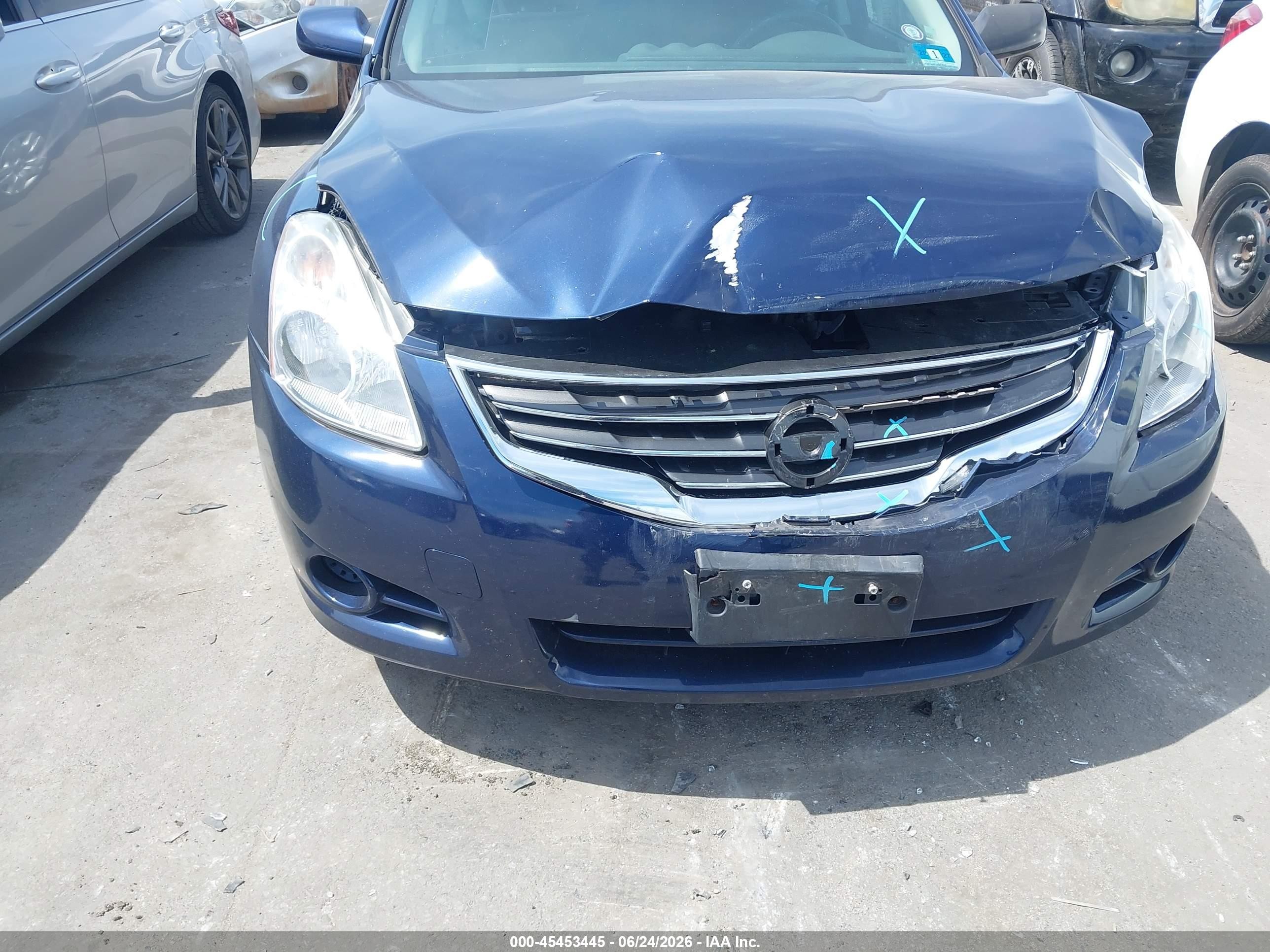 2012 Nissan Altima 2.5 S Blue vin: 1N4AL2AP1CC170220