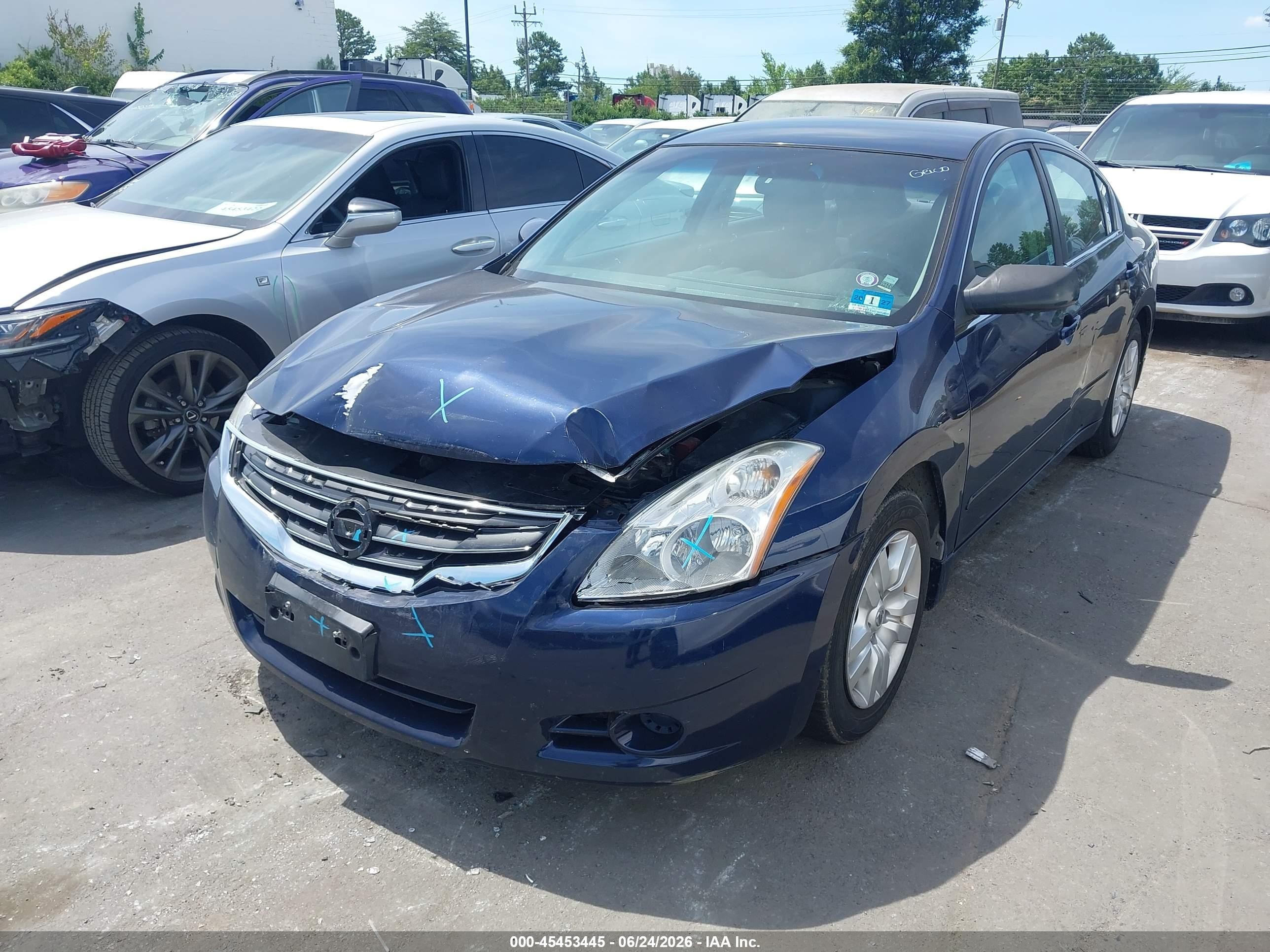 2012 Nissan Altima 2.5 S Blue vin: 1N4AL2AP1CC170220