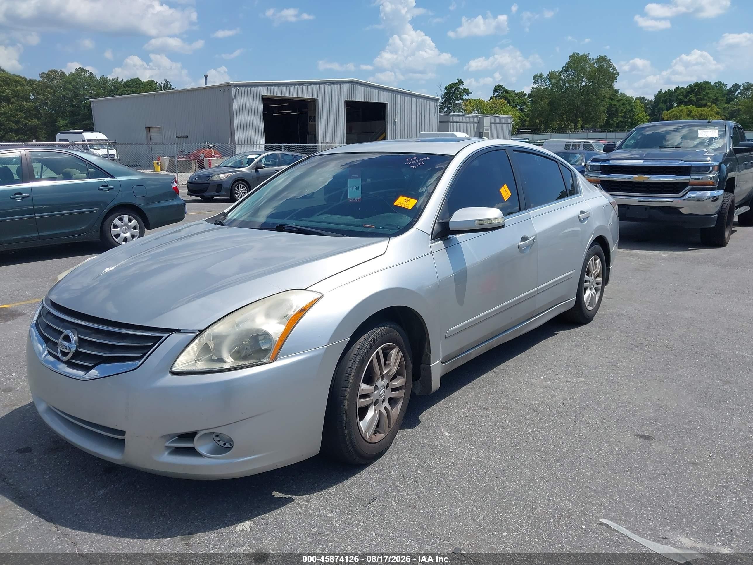 2012 Nissan Altima 2.5 S Silver vin: 1N4AL2AP1CC172887