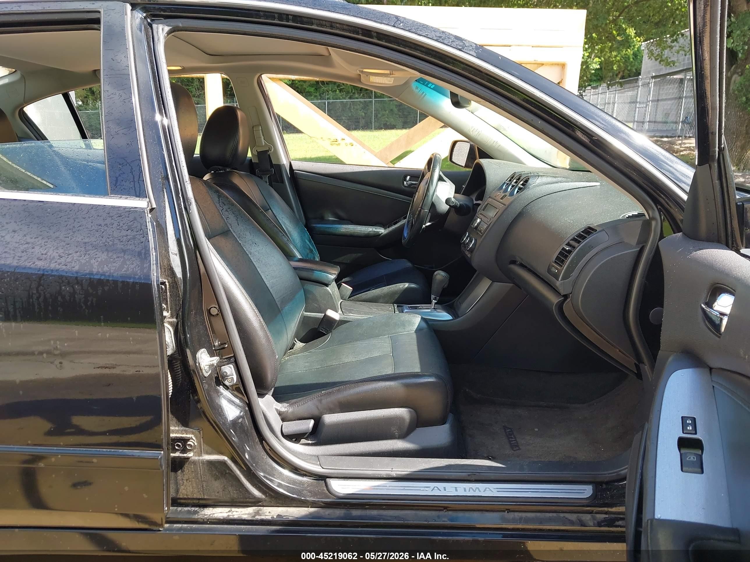 2012 Nissan Altima 2.5 S Black vin: 1N4AL2AP1CC178107