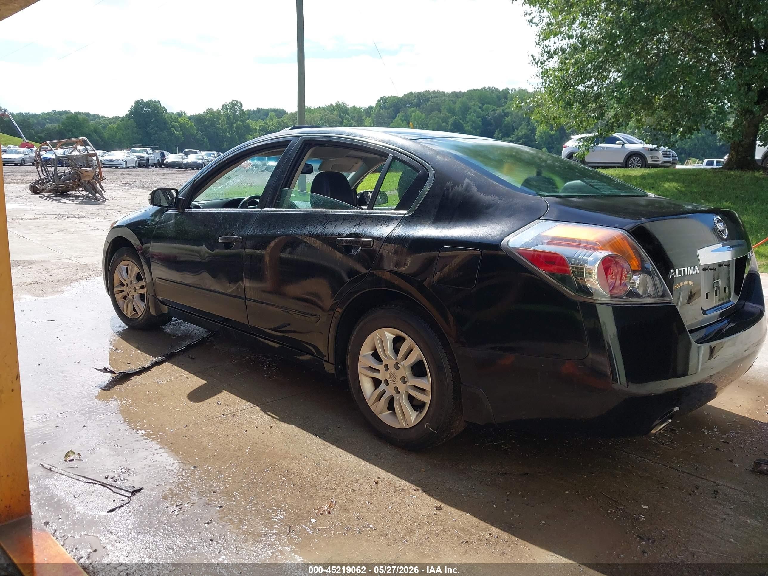 2012 Nissan Altima 2.5 S Black vin: 1N4AL2AP1CC178107