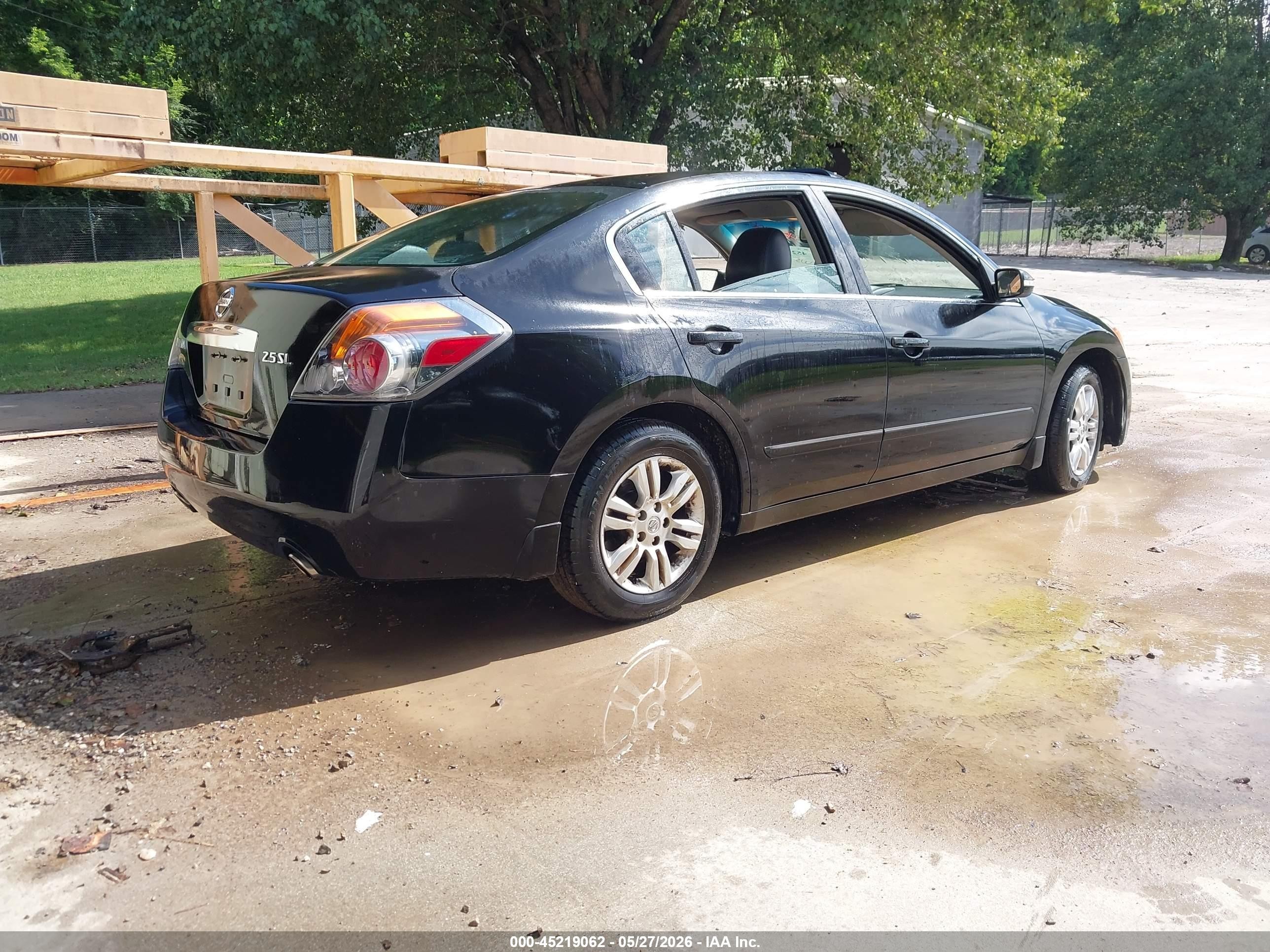 2012 Nissan Altima 2.5 S Black vin: 1N4AL2AP1CC178107