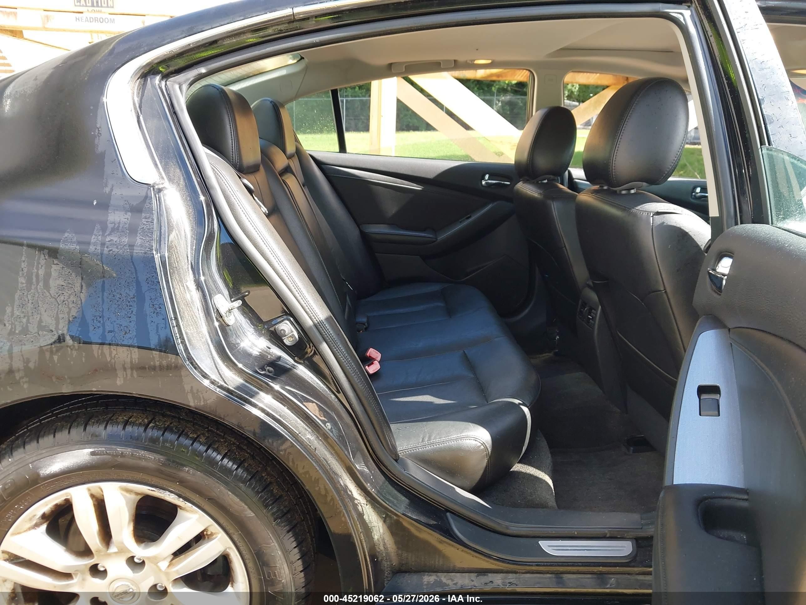 2012 Nissan Altima 2.5 S Black vin: 1N4AL2AP1CC178107