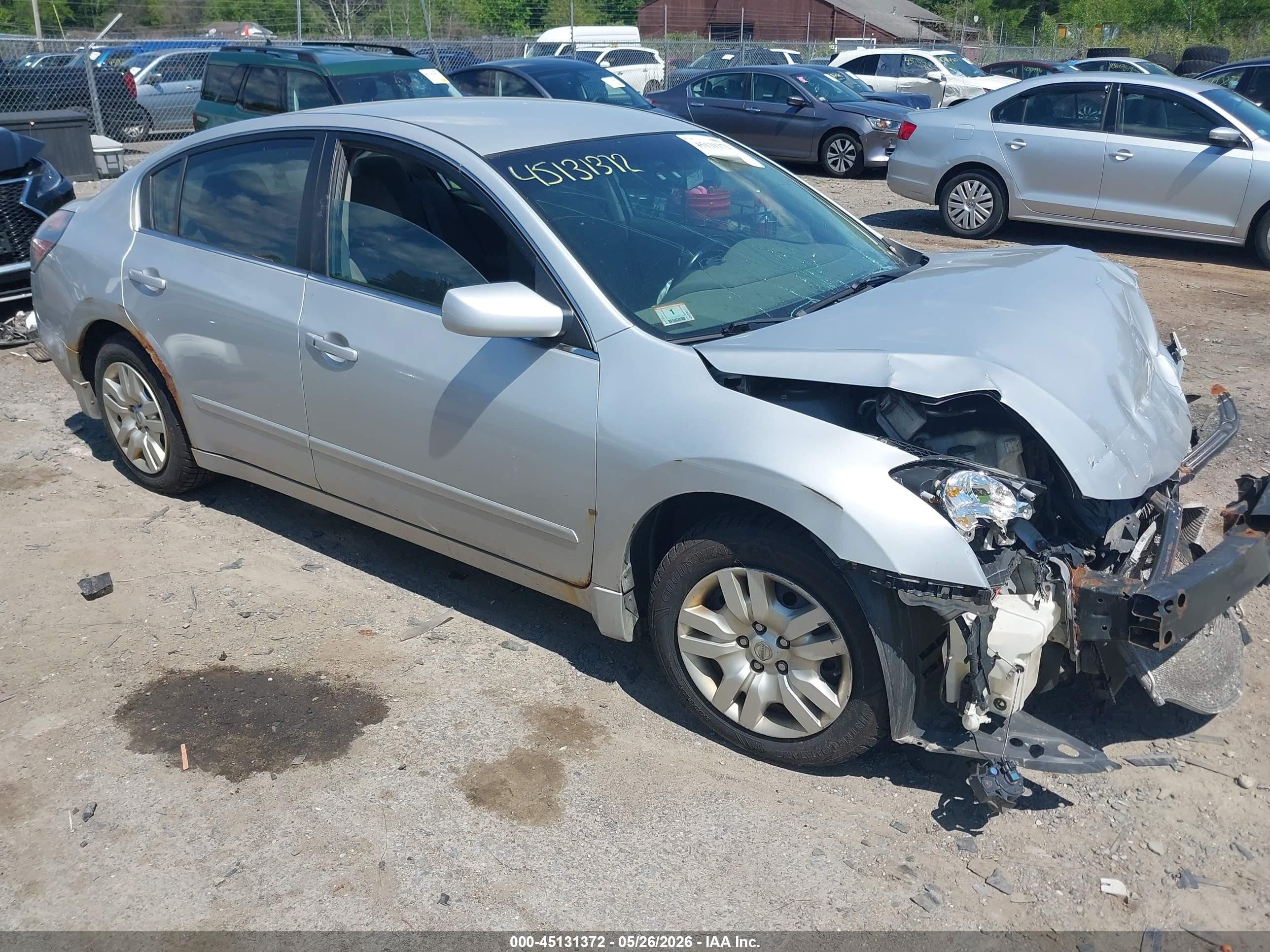 2012 Nissan Altima 2.5 S Серебряный vin: 1N4AL2AP1CC204396