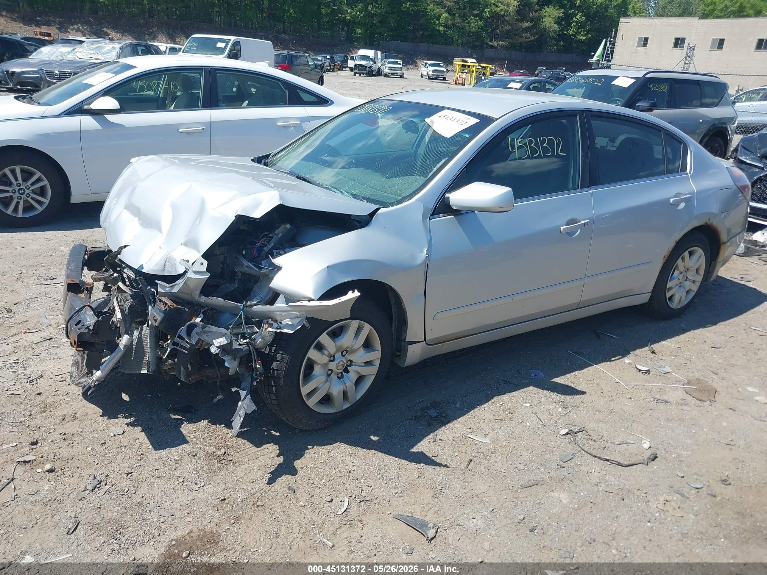 2012 Nissan Altima 2.5 S Silver vin: 1N4AL2AP1CC204396