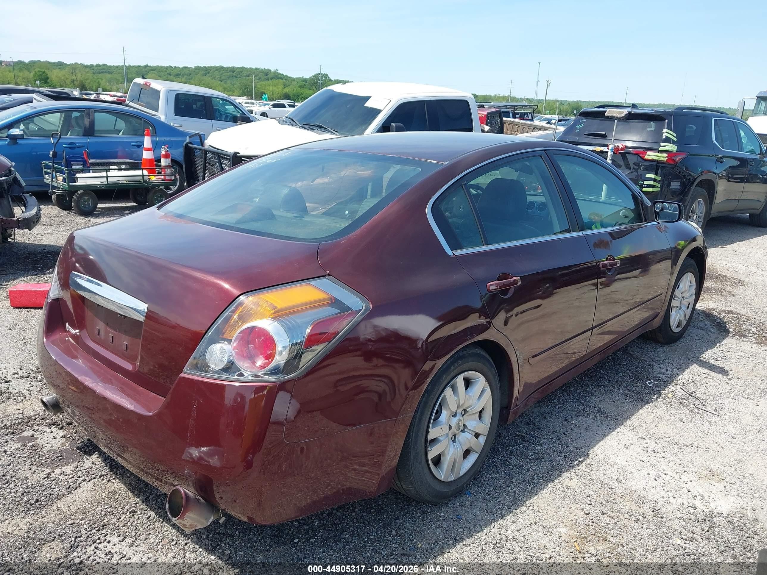 2012 Nissan Altima 2.5 S Maroon vin: 1N4AL2AP1CC207878