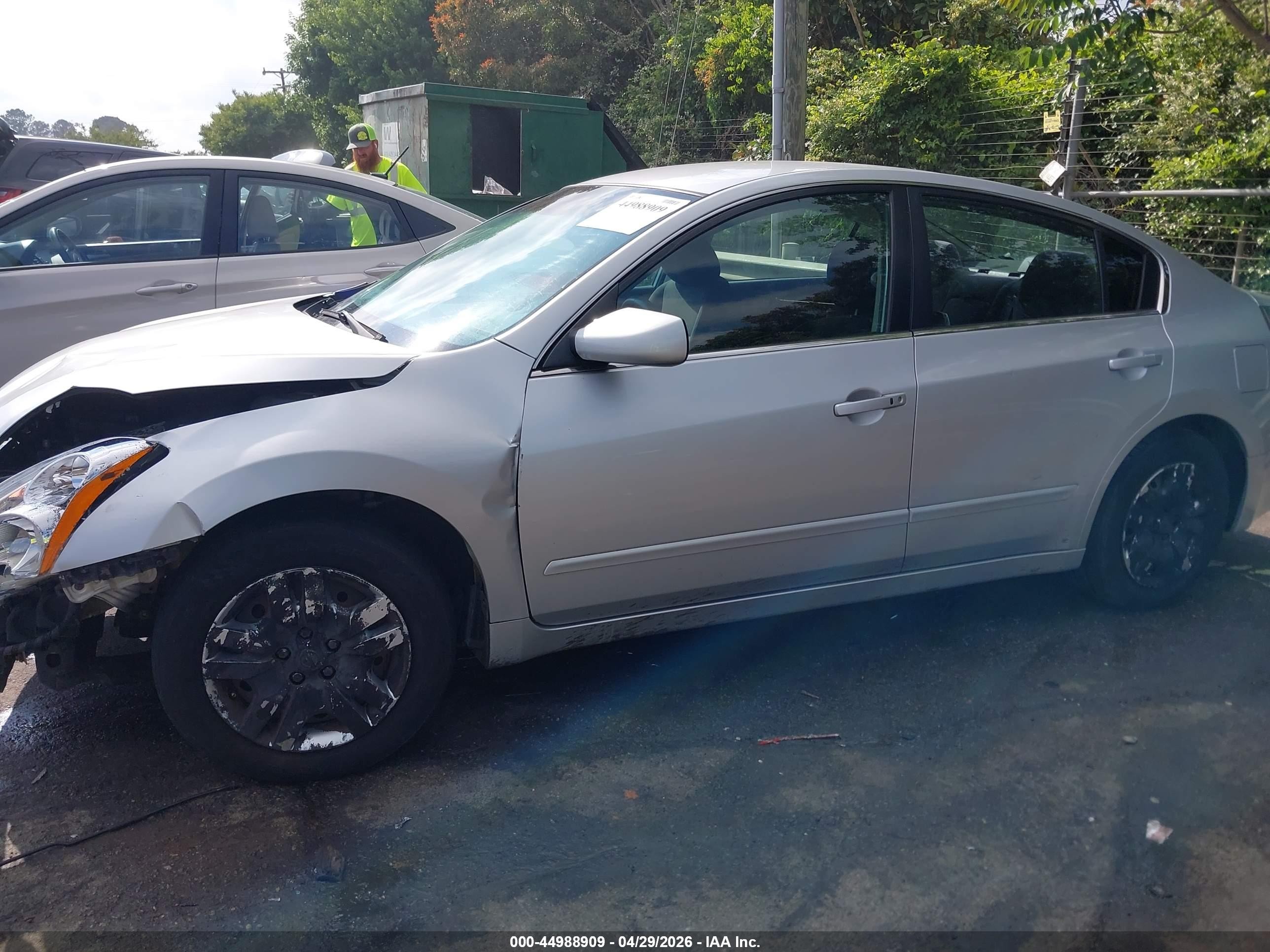 2012 Nissan Altima 2.5 S Серебряный vin: 1N4AL2AP1CC231825