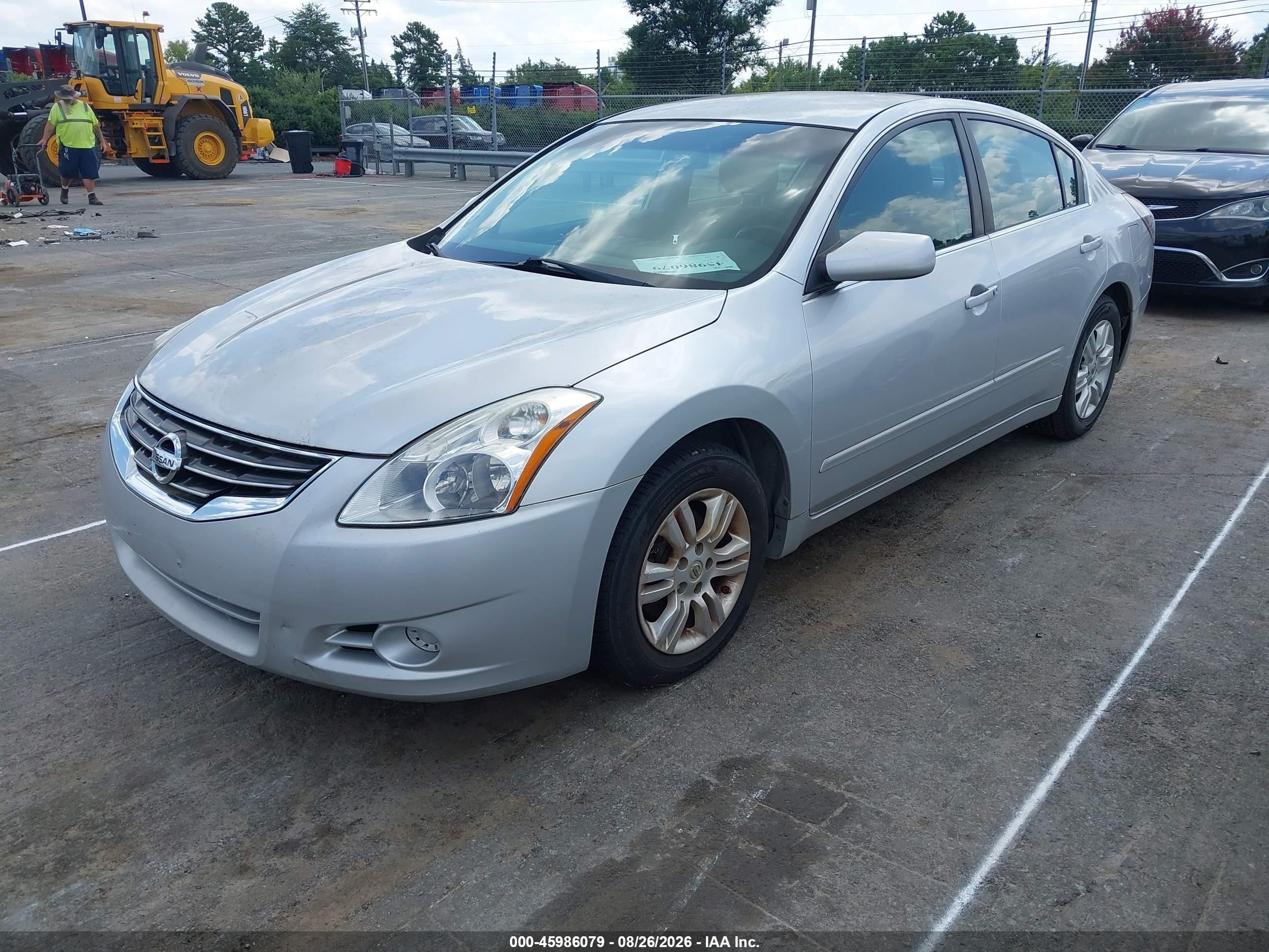 2012 Nissan Altima 2.5 S Silver vin: 1N4AL2AP1CC236779