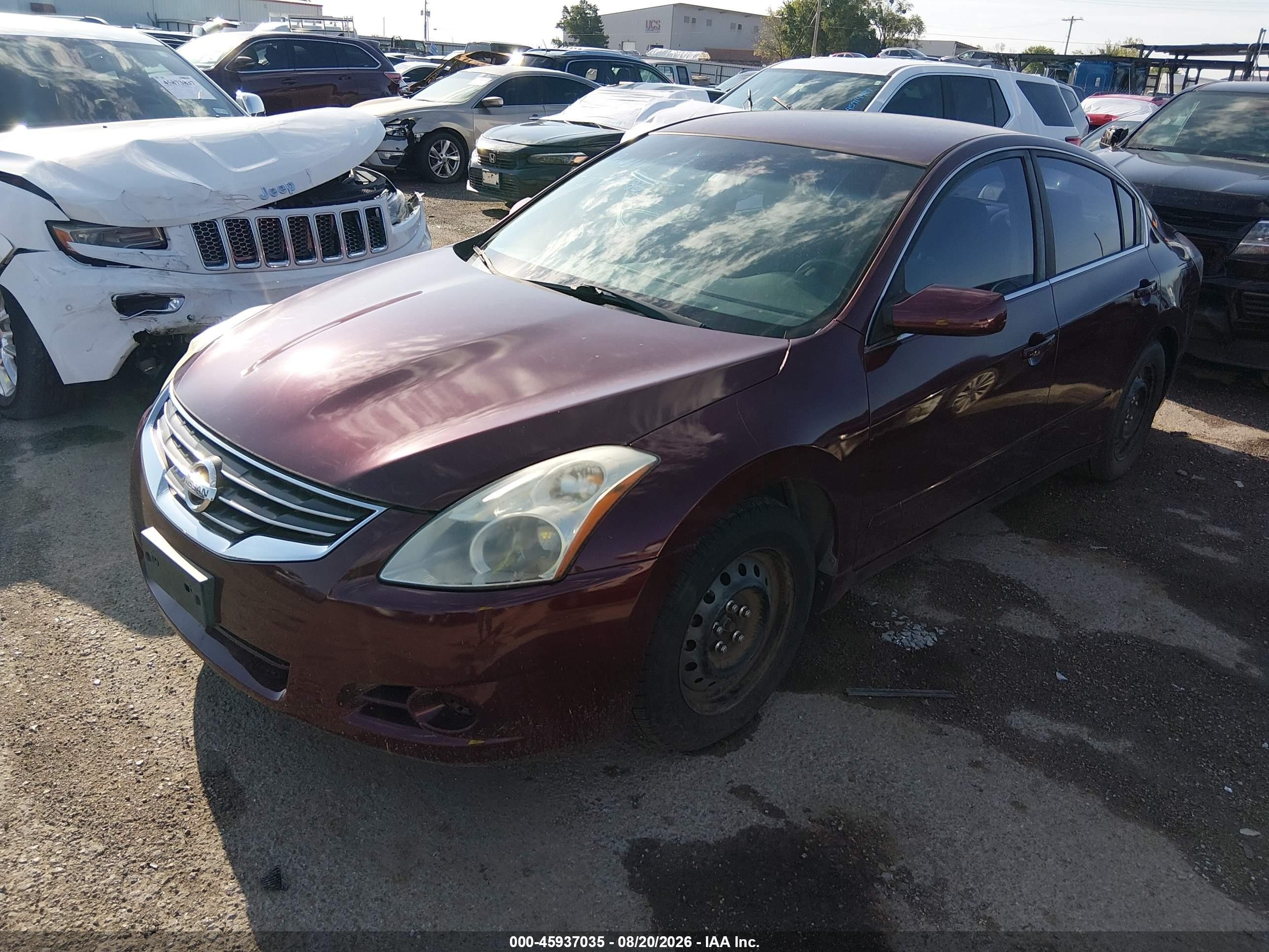 2012 Nissan Altima 2.5 S Red vin: 1N4AL2AP1CC237205