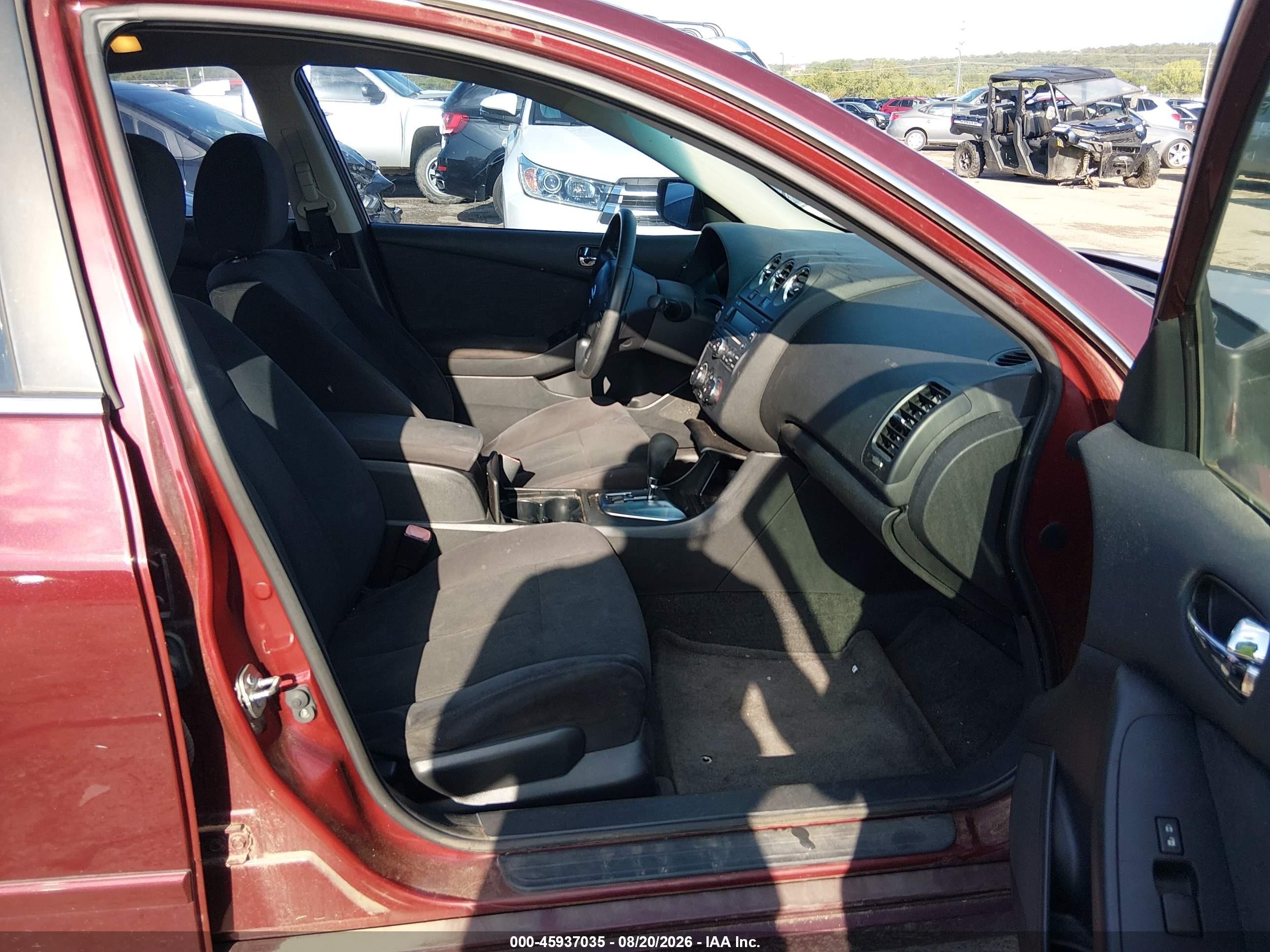 2012 Nissan Altima 2.5 S Red vin: 1N4AL2AP1CC237205