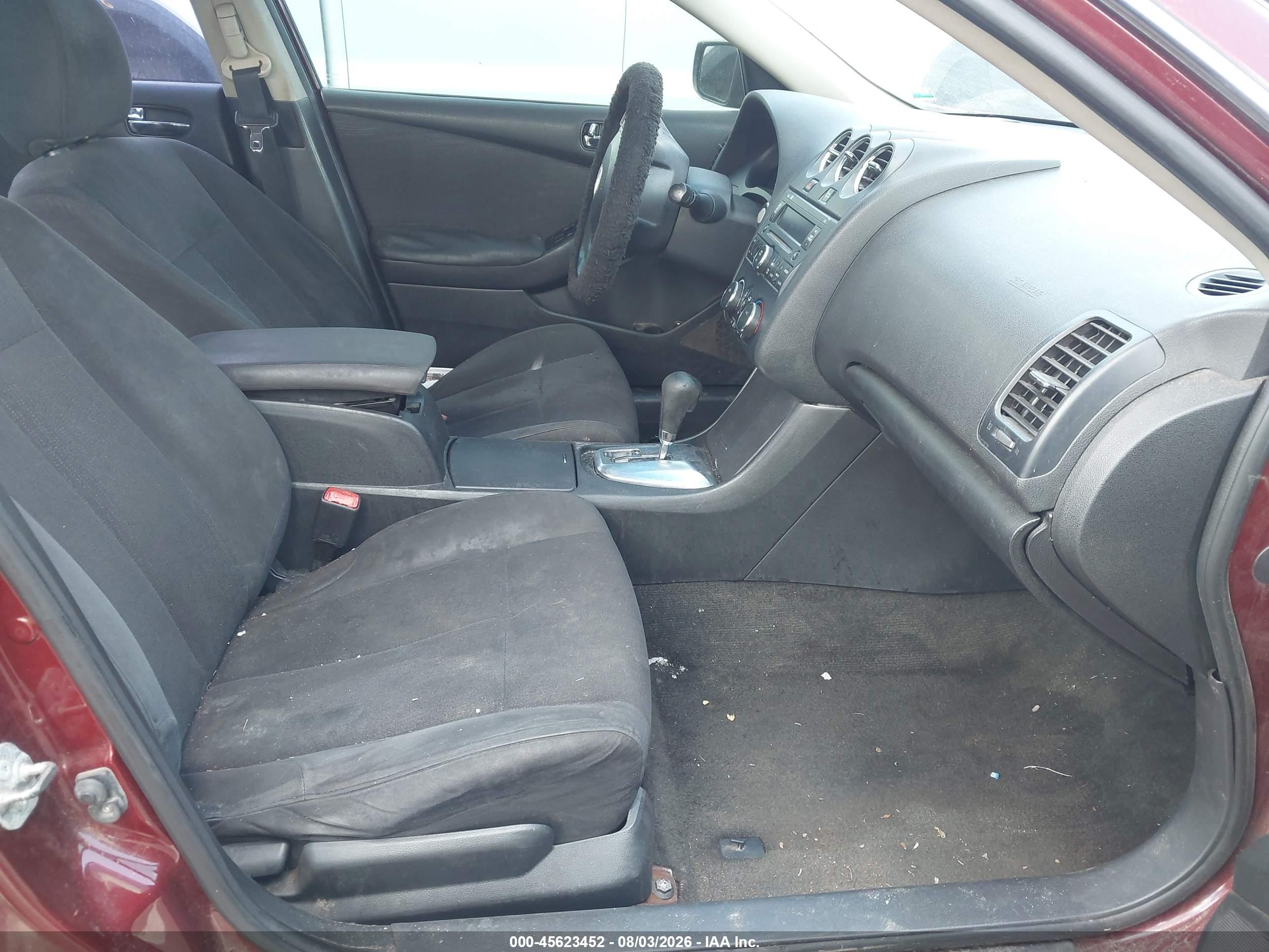 2012 Nissan Altima 2.5 S Maroon vin: 1N4AL2AP1CC237673